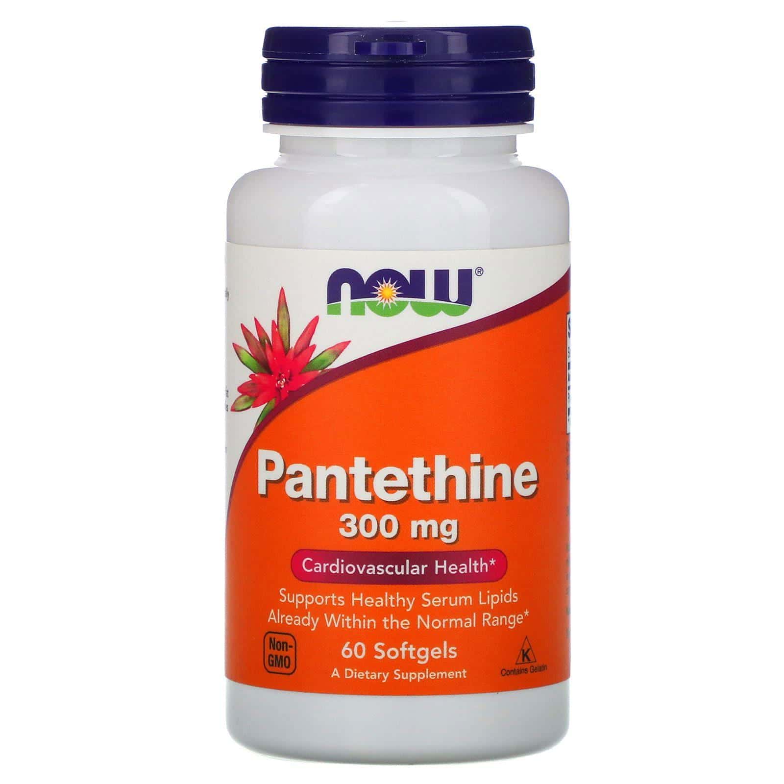 Now Foods, Pantethine, 300 mg, 60 Cápsulas