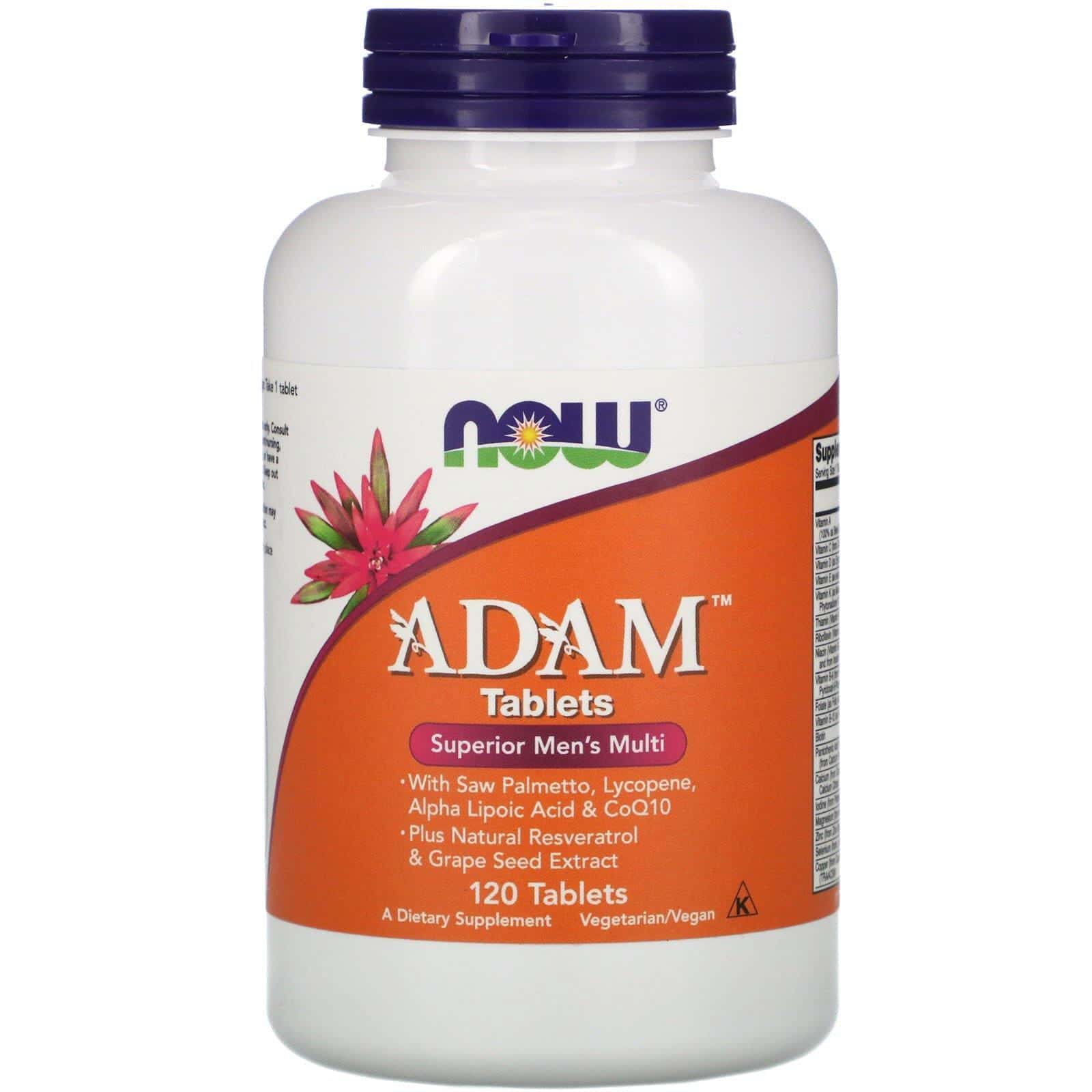 Now Foods, Adam, Multi para Hombres Superior, 120 Cápsulas