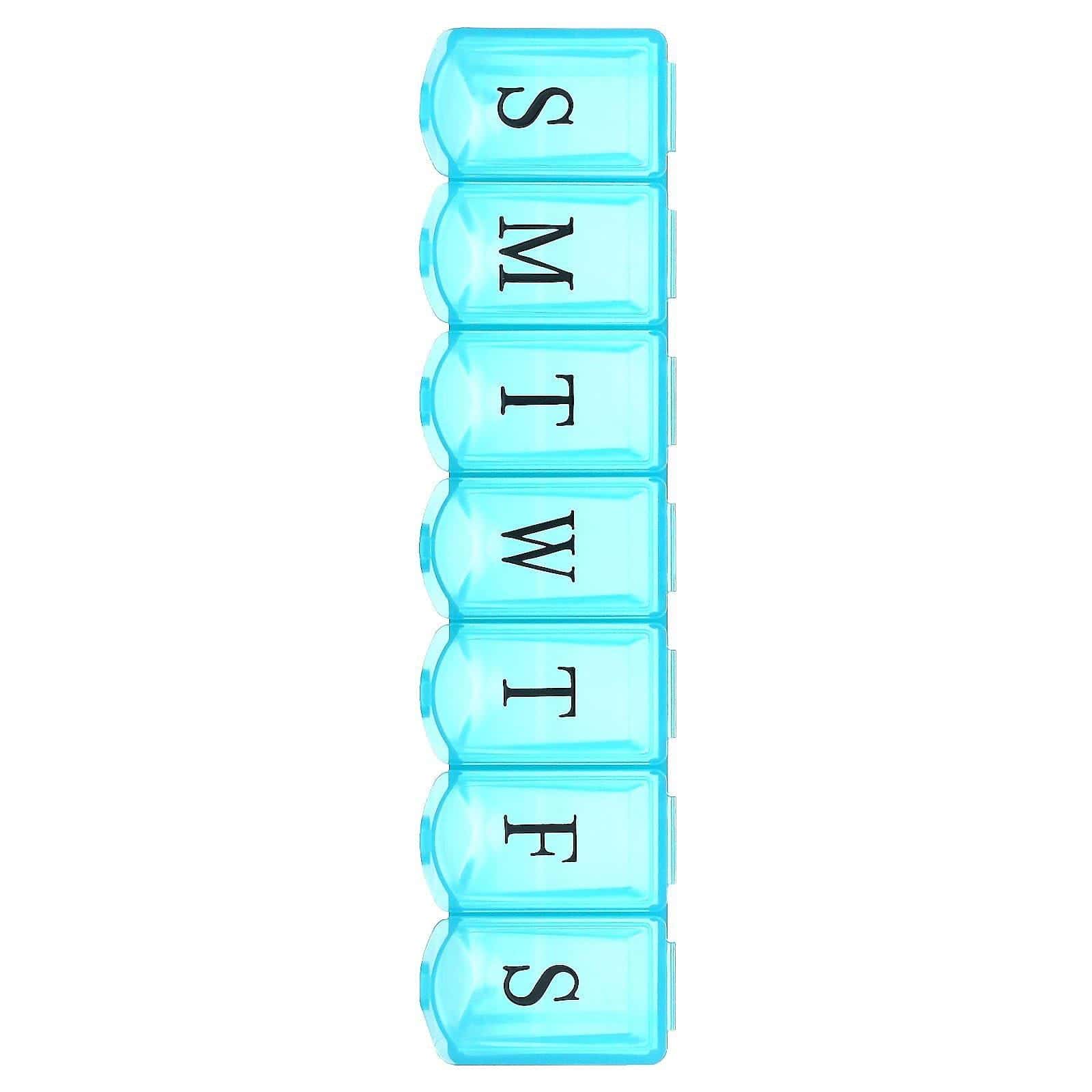 Apex, Organizador de pastillas 7 días Ultra burbuja con tapa, 1 pastillero