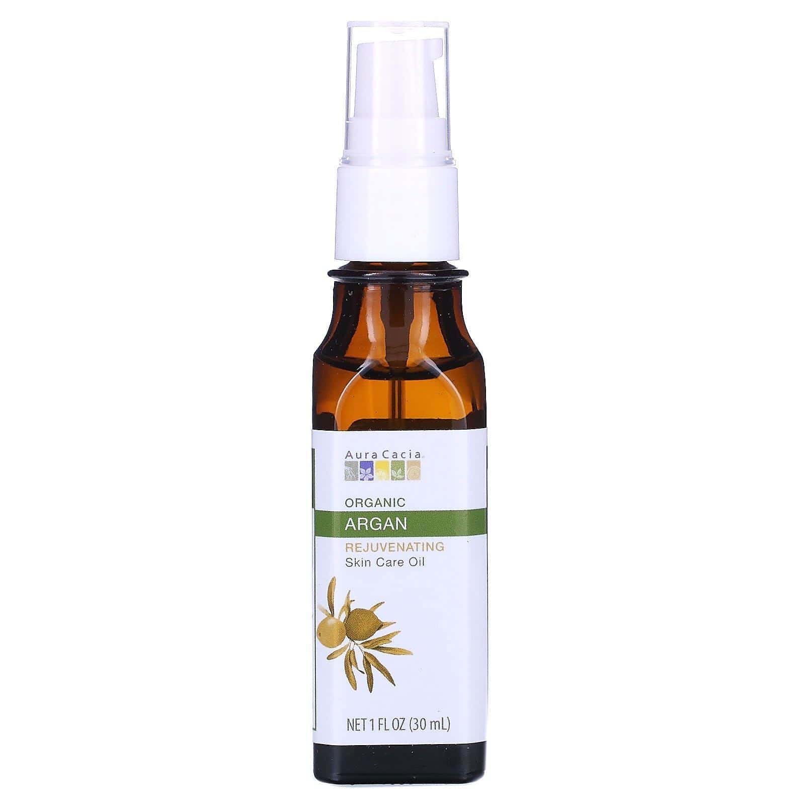 Aura Cacia, Aceite orgánico para el cuidado de la piel, Rejuvenecedor, Argán, 1 fl oz (30 ml)