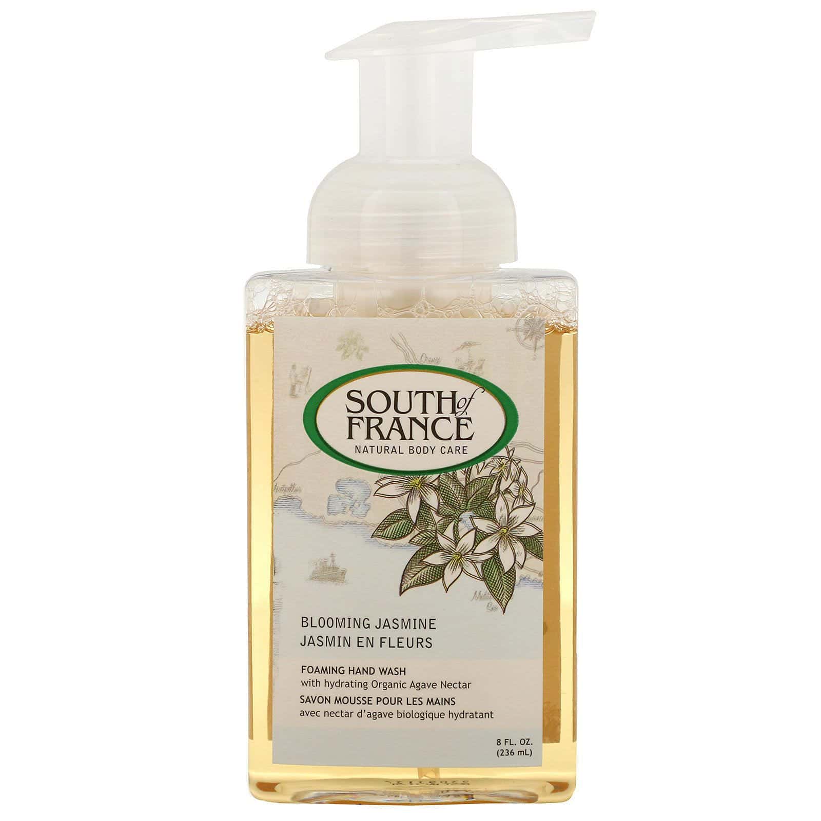 South of France, Espuma para el lavado de manos, jazmín floreciente, 8 fl oz (236 ml)