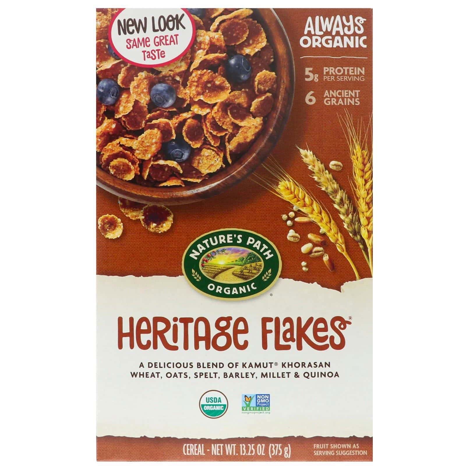 Nature's Path, Copos de cereal orgánico, 13.25 oz (375 g)