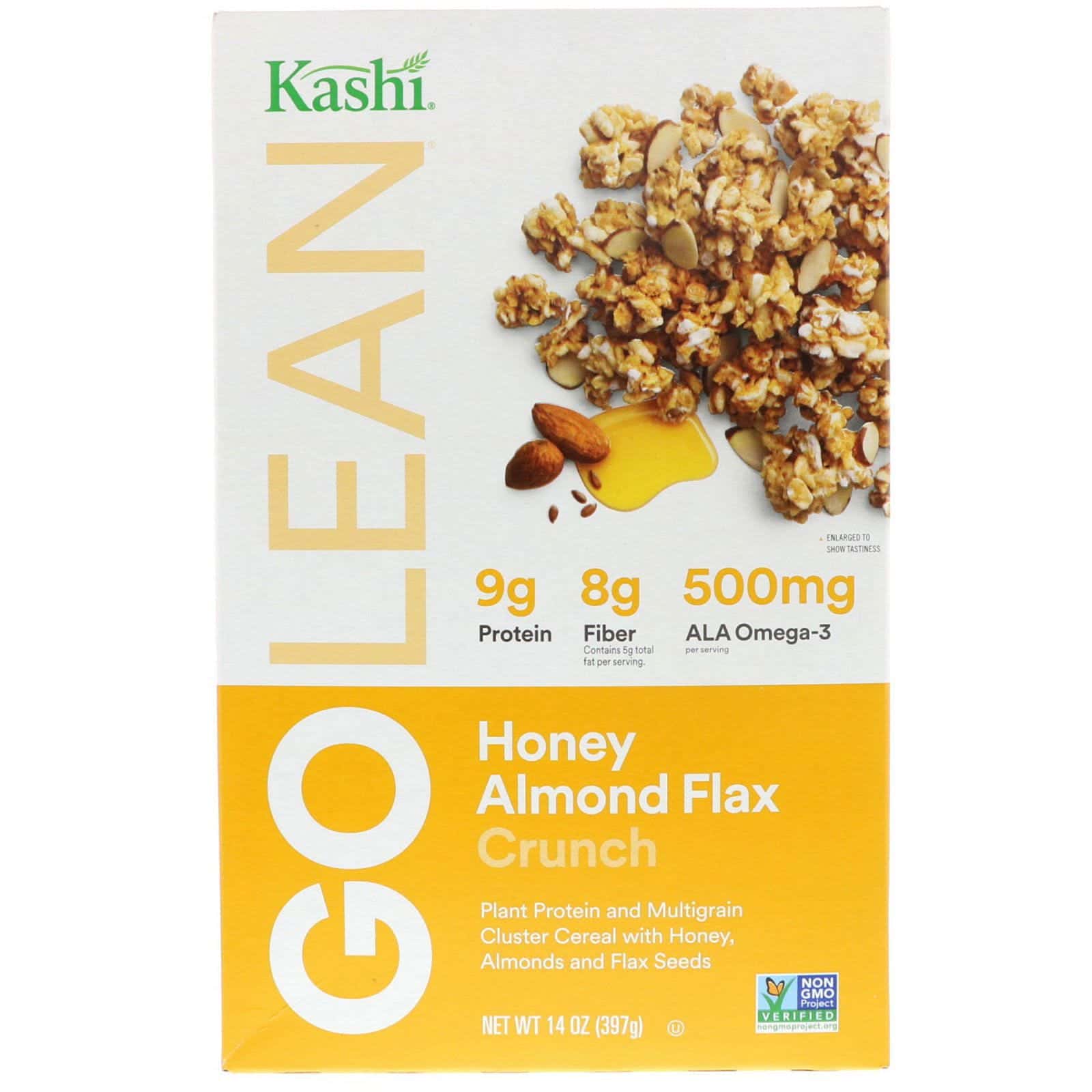 Kashi, GoLean Crunch! Miel, almendras y lino, 14 oz (397 g)