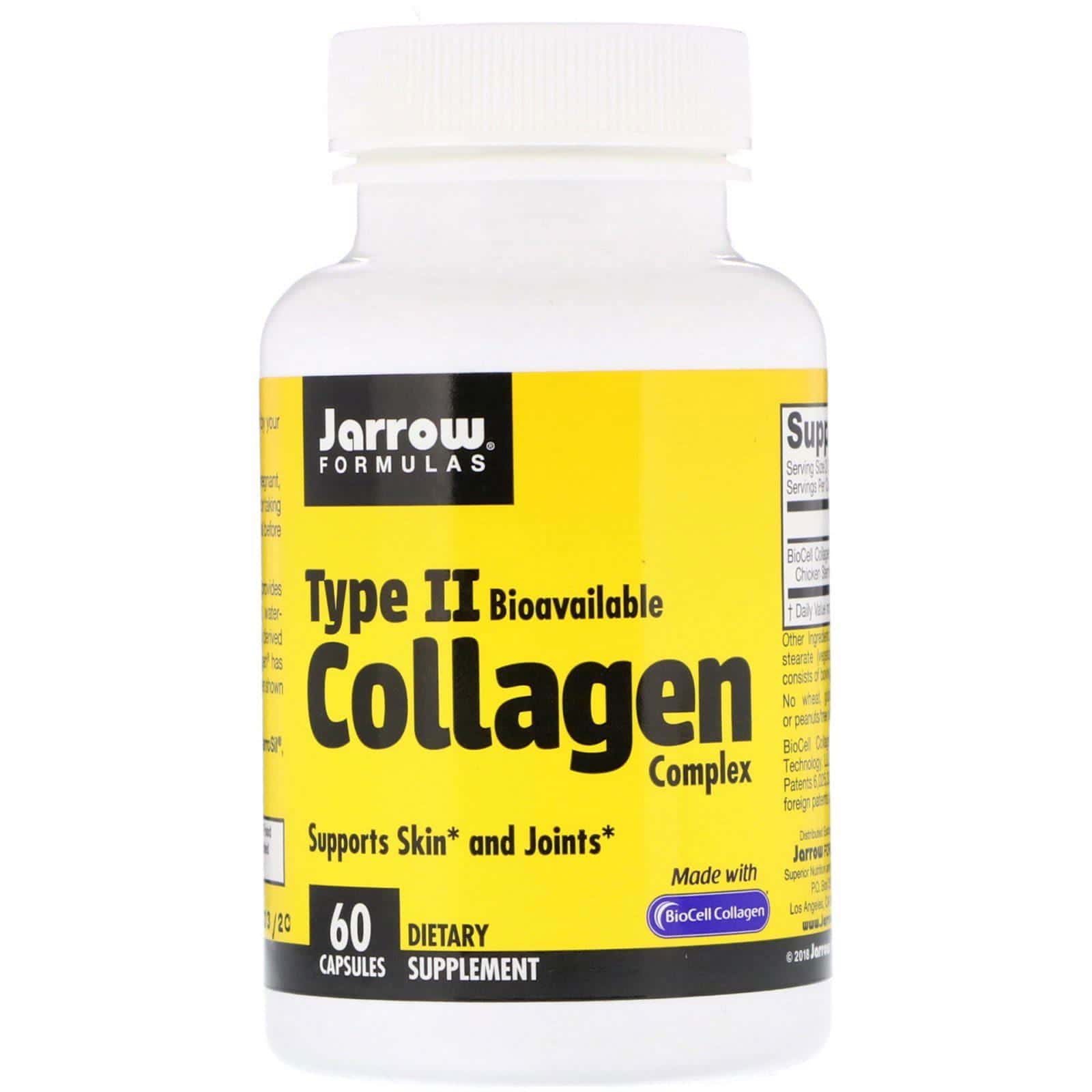 Jarrow Formulas, Complejo de colágeno de tipo II, 60 cápsulas