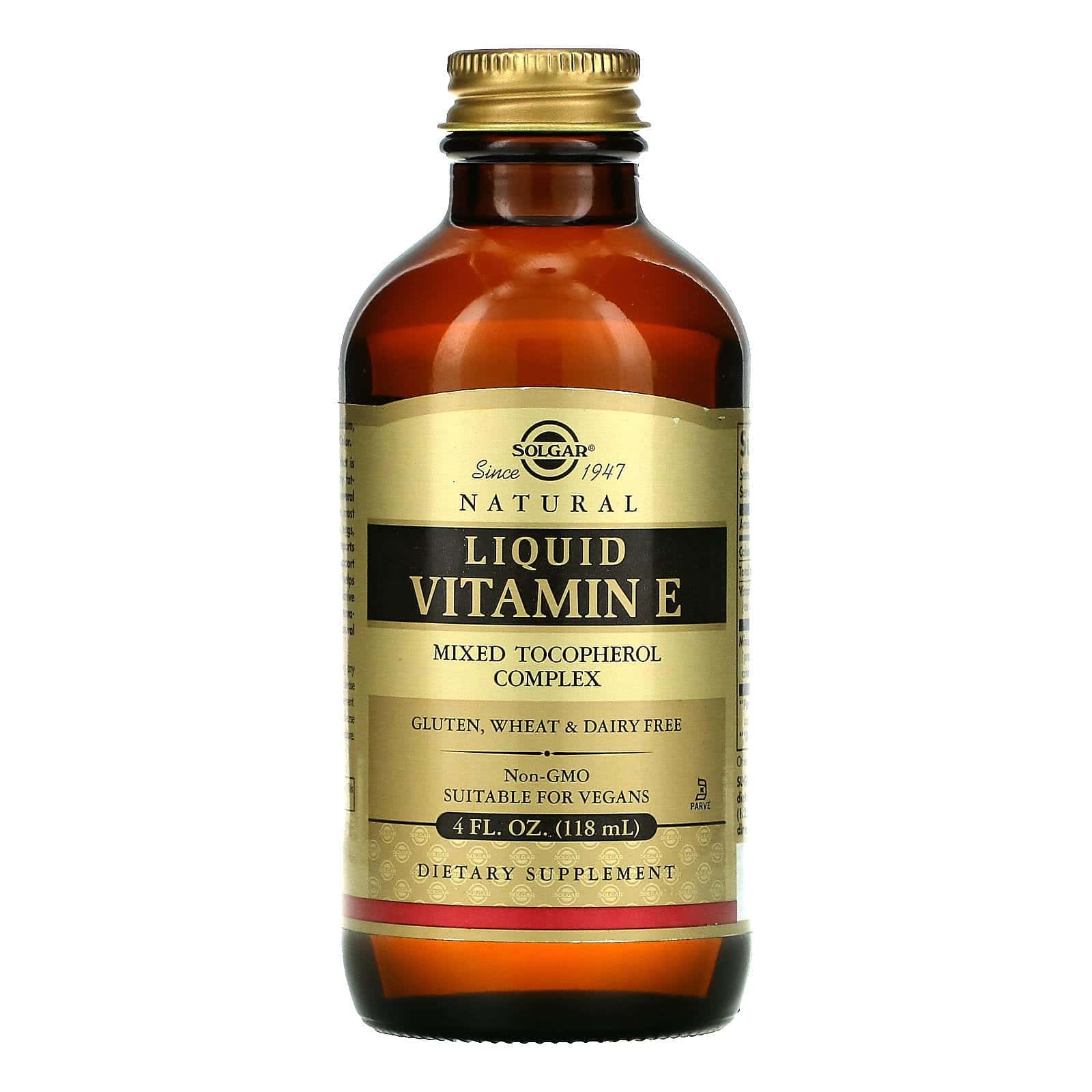 Solgar, Vitamina E líquida natural, 118 ml (4 oz. líq.)