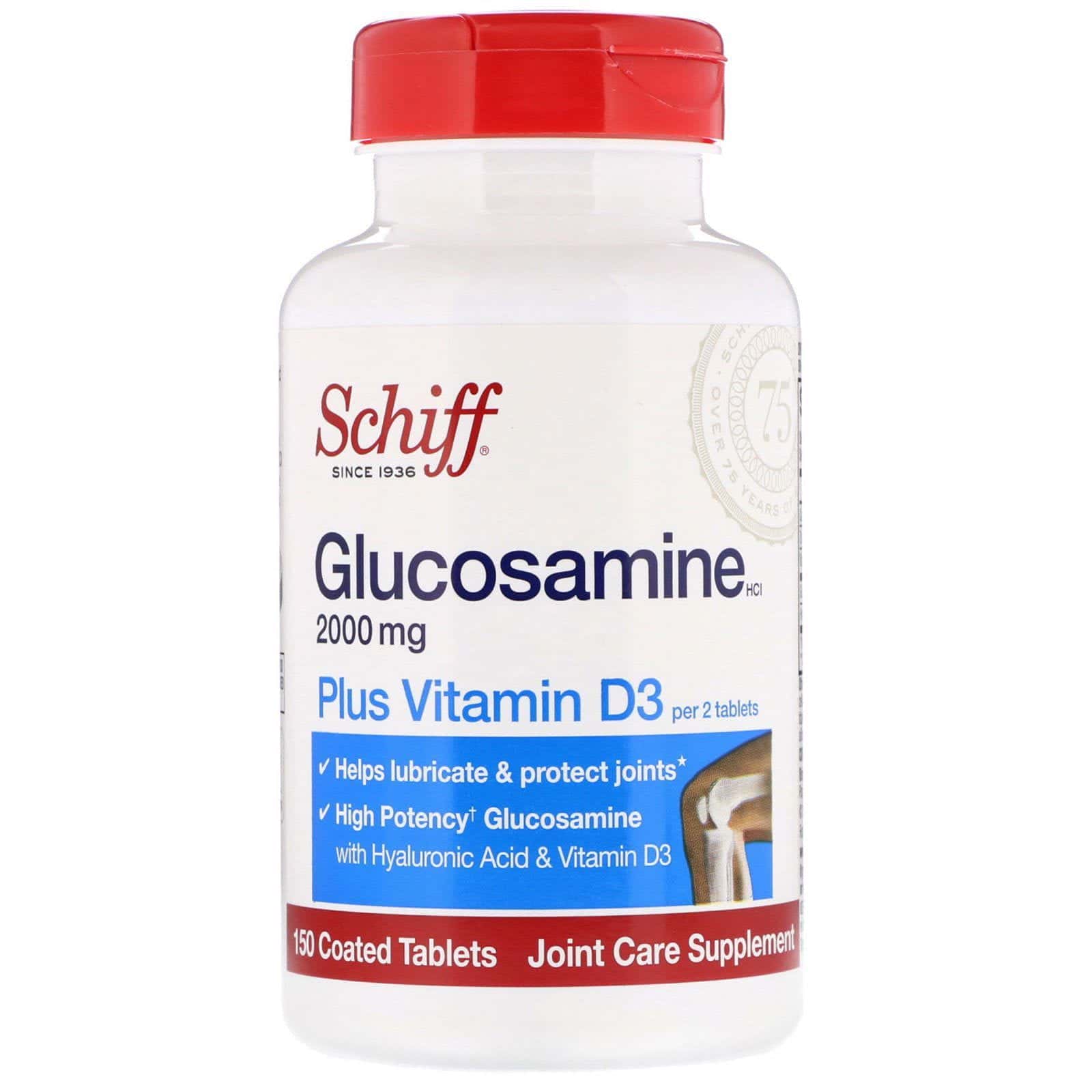 Schiff, Glucosamina con MSM, 150 comprimidos recubiertos