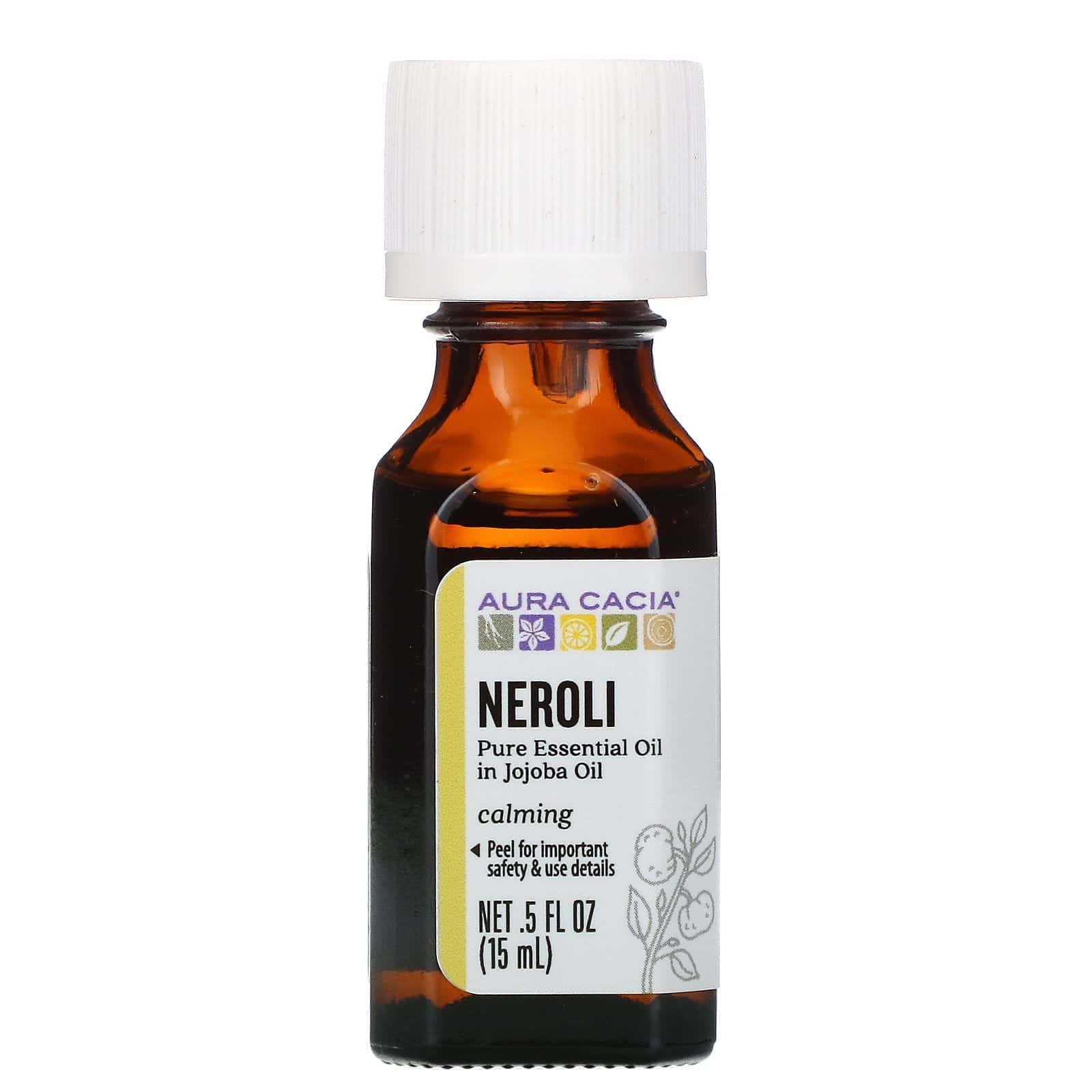 Aura Cacia, Aceite esencial puro, Neroli, 15 ml (0,5 oz. líq.)