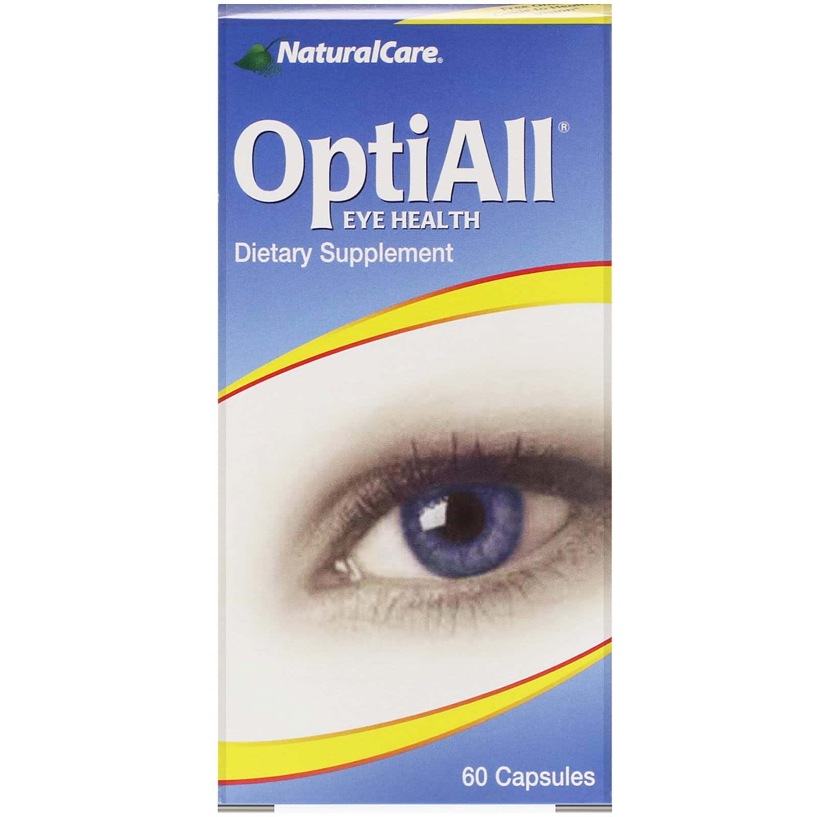 NaturalCare, Salud para los ojos OptiAll, 60 cápsulas