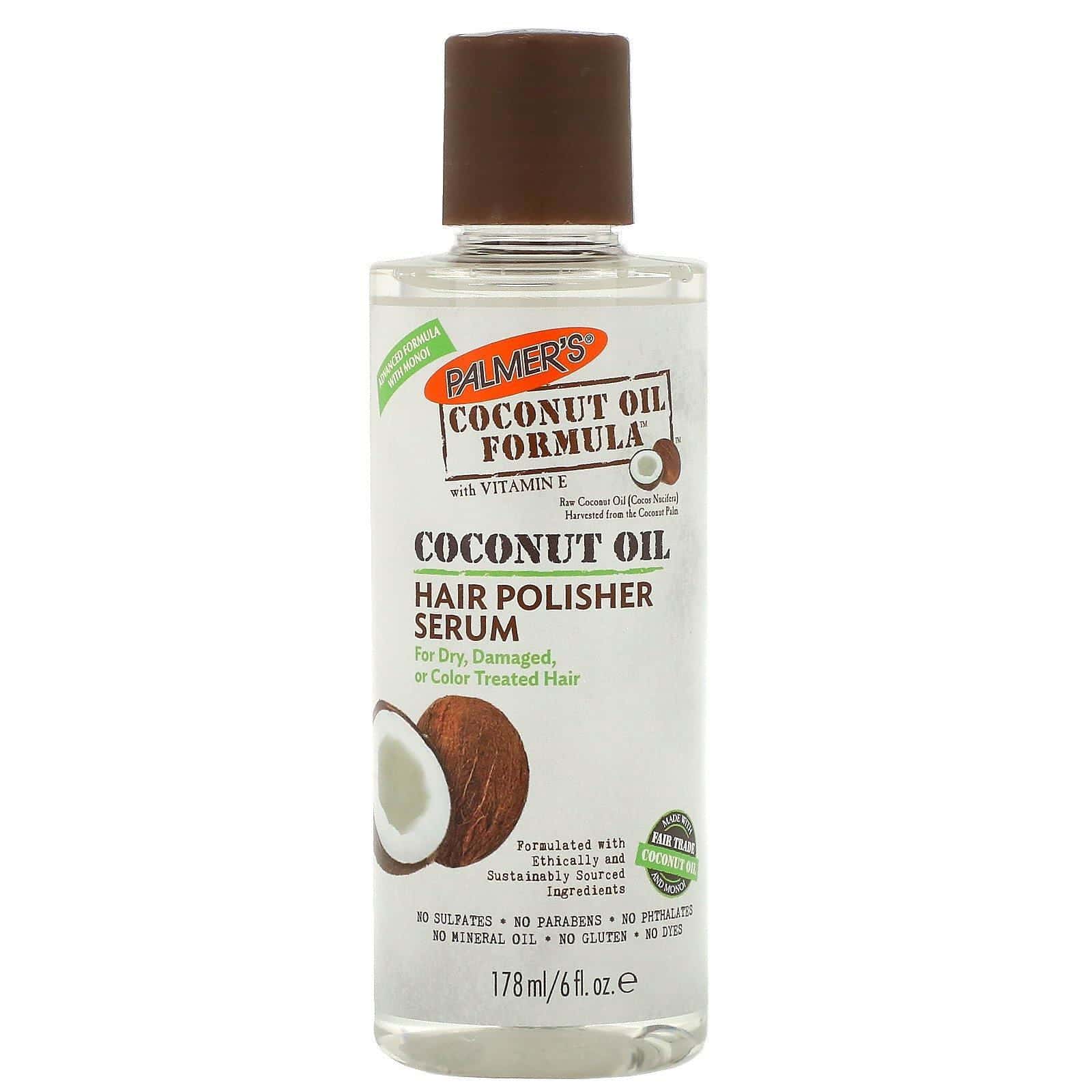 Palmer's, Suero abrillantador de cabello, fórmula con aceite de coco, 6 fl oz (178 ml)