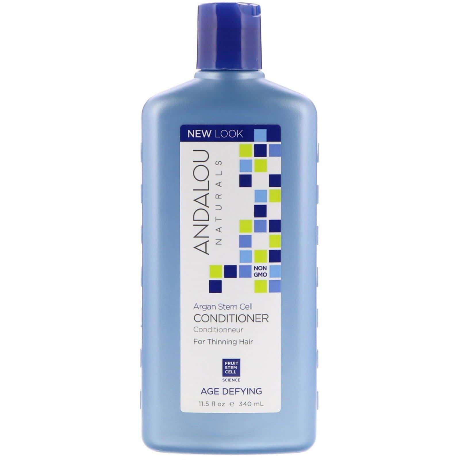 Andalou Naturals, Acondicionador, Antiedad, Para cabello fino, Células madres de argán, 11.5 oz (340 ml)