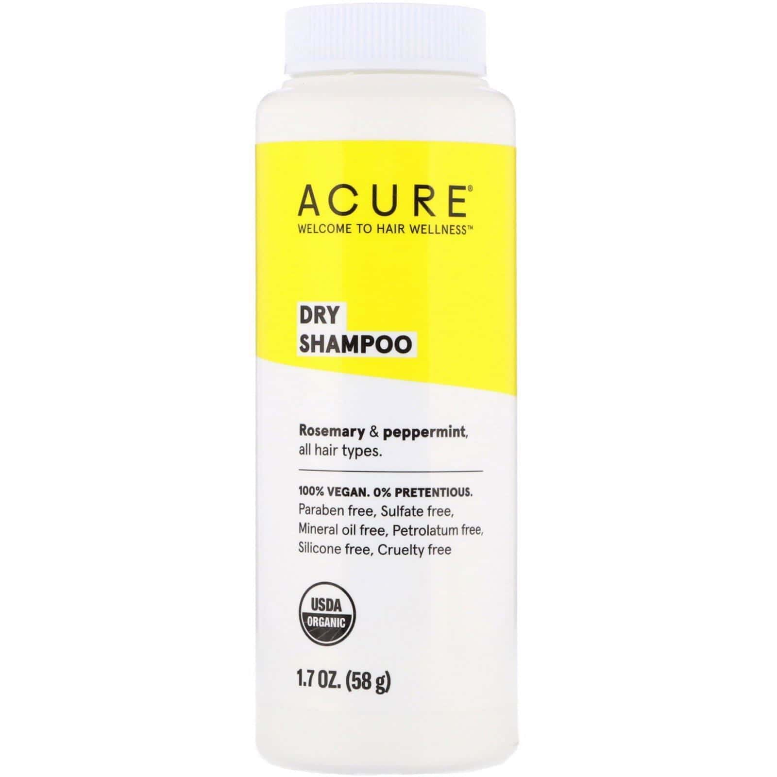 Acure, Shampoo orgánico seco, 1.7 oz (58 g)