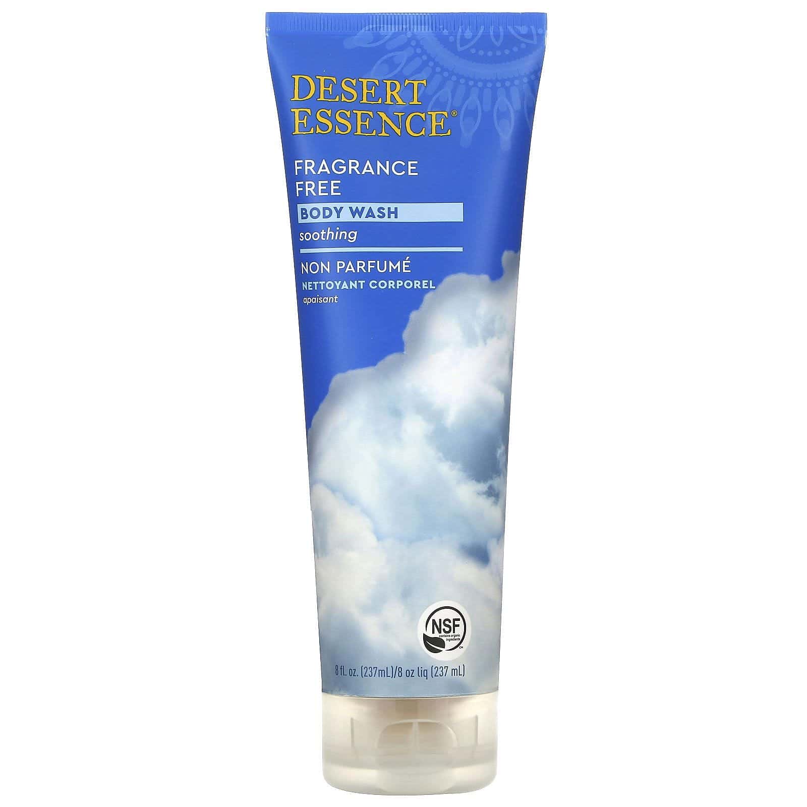 Desert Essence, Orgánicos, gel para baño, sin fragancia, 8 fl oz (237 ml)