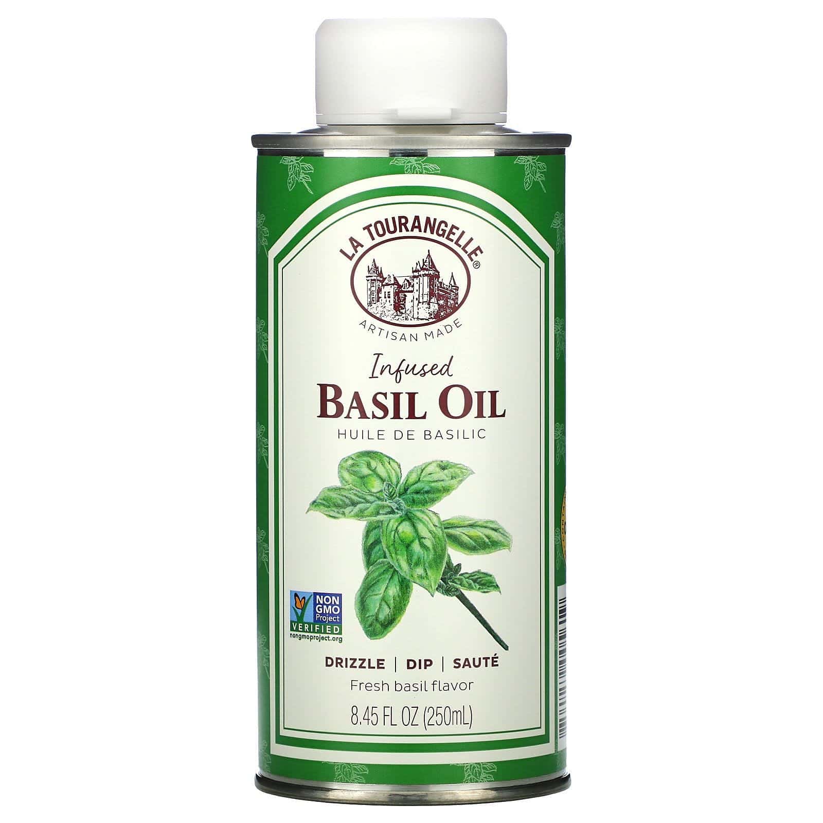 La Tourangelle, Aceite francés impregnado con albahaca, 250 ml (8,45 oz. líq.)