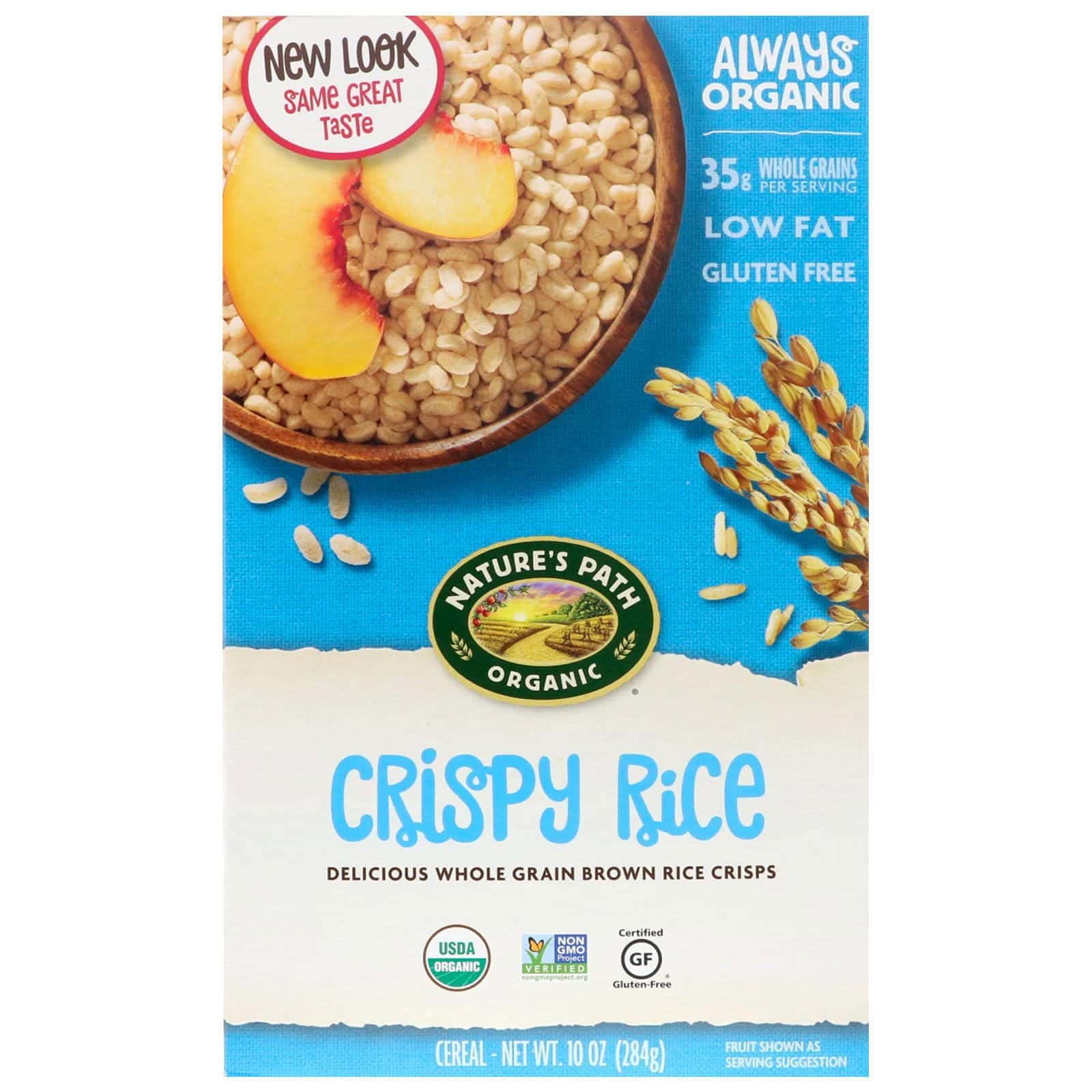 Nature's Path, Cereal Crujiente de Arroz Orgánico, 10 oz (284 g)