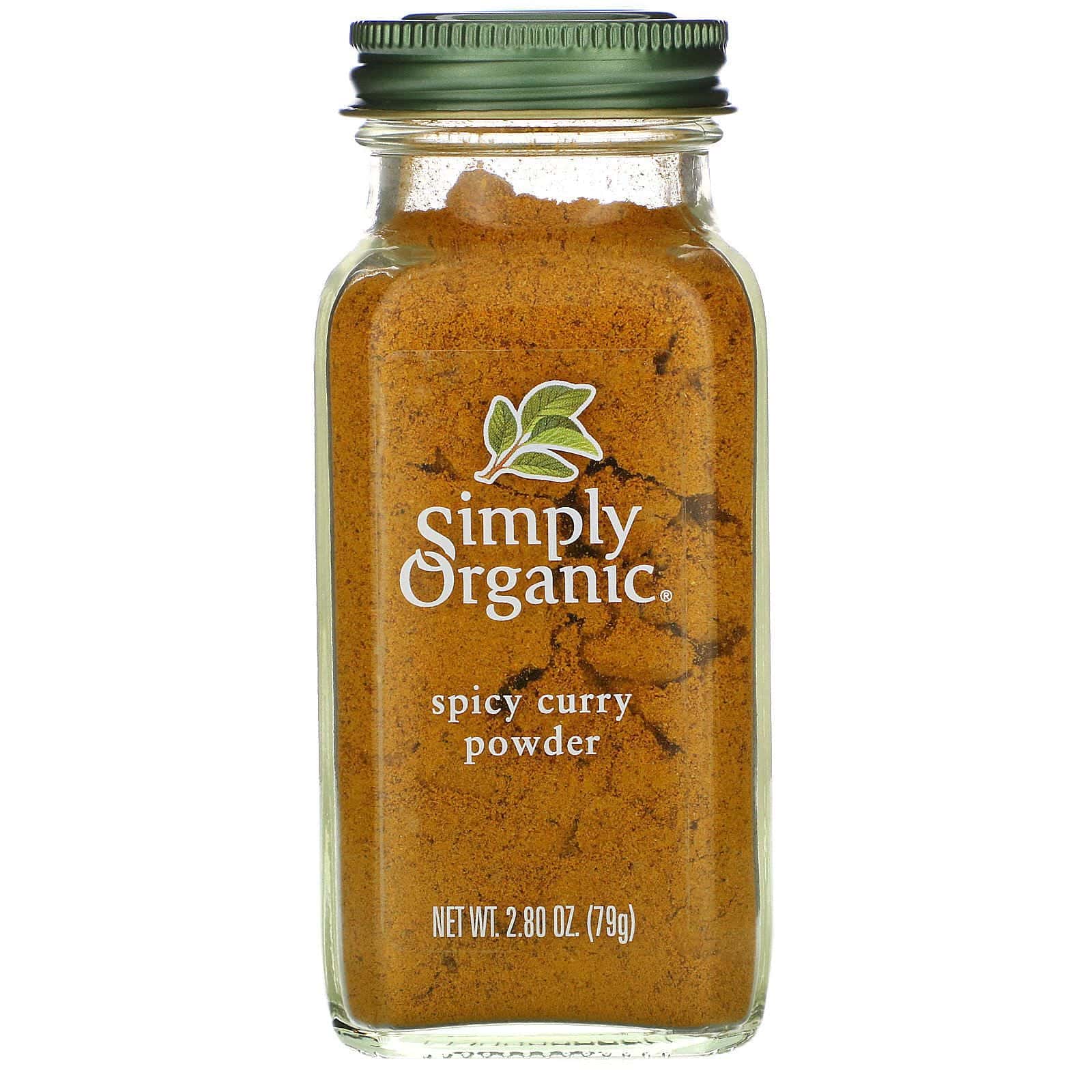 Simply Organic, Curry picante en polvo, 79 g (2,80 oz)