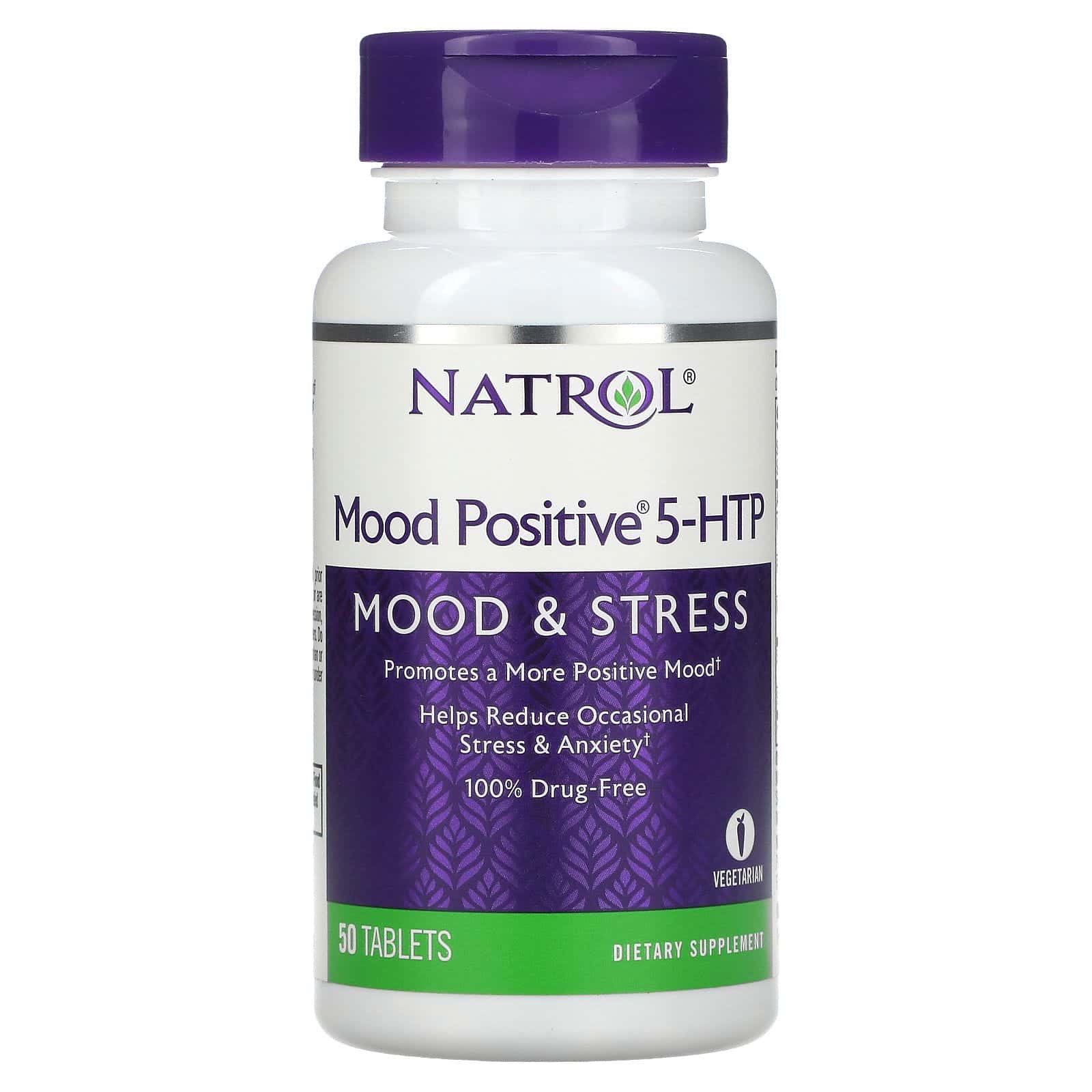 Natrol, Mood Positive 5-HTP, 50 Tabletas