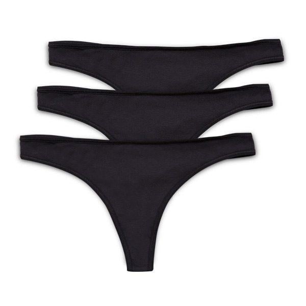 Paquete de 3 Tangas de Algodón Orgánico SITO para Mujer