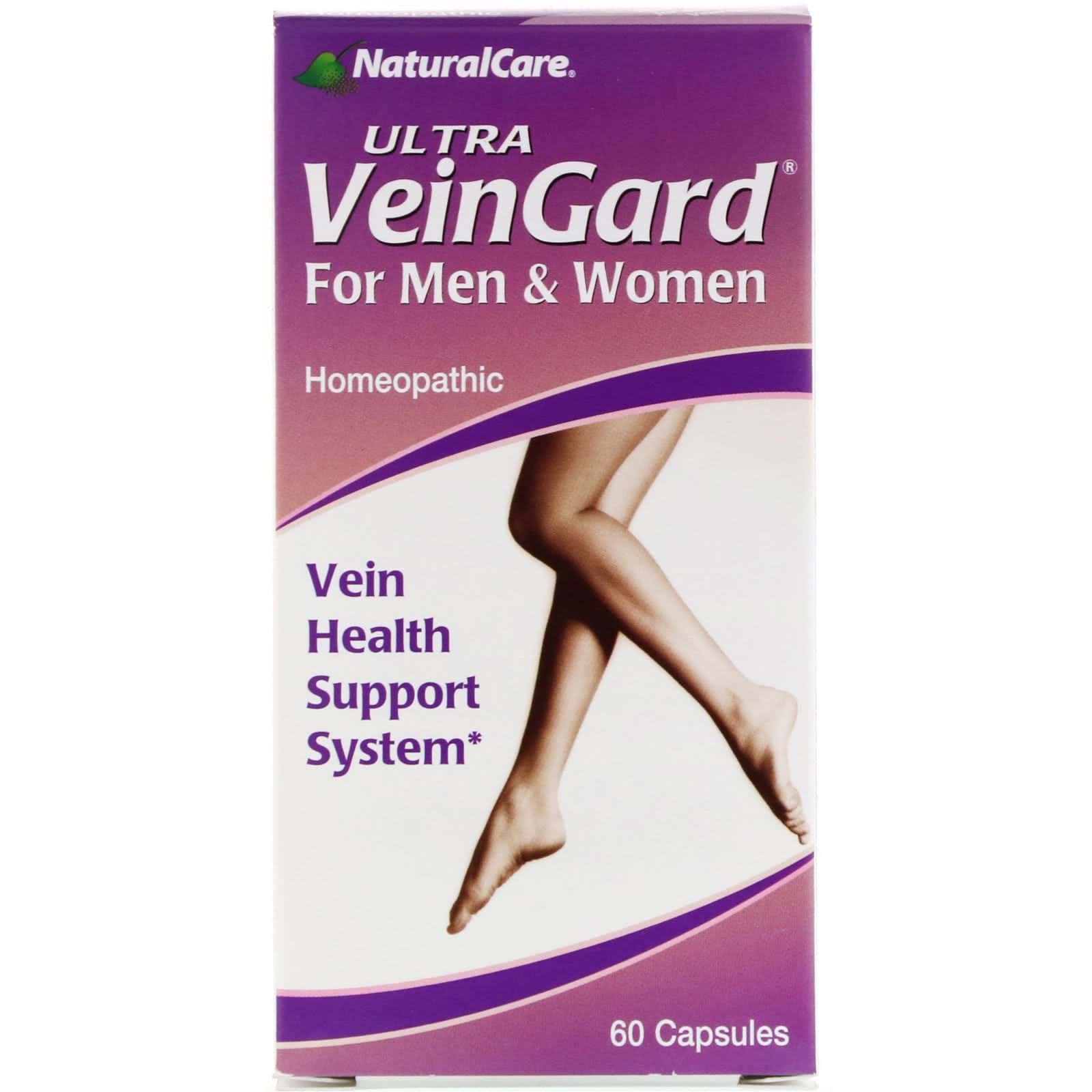 NaturalCare, Ultra Vein-Gard, Para Hombres y Mujeres, 60 Cápsulas