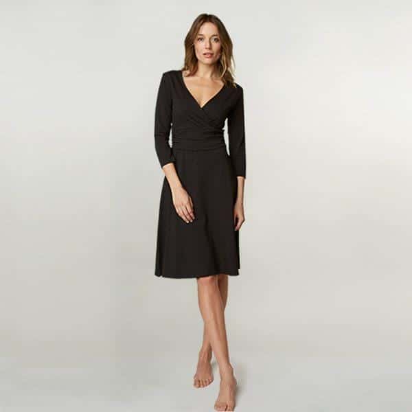 Vestido Cruzado de Algodón Orgánico