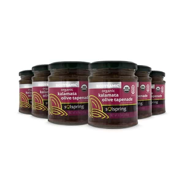 Tapenade de Aceitunas Kalamata Orgánico Solspring® Biodynamic® (6.70 Oz.)