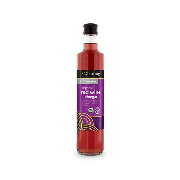 Vinagre de Vino Tinto Orgánico Solspring® Biodynamic® (16.90 Fl. Oz.)