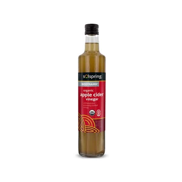 Vinagre de Sidra de Manzana Orgánico Solspring® Biodynamic® (16.90 Fl. Oz.)