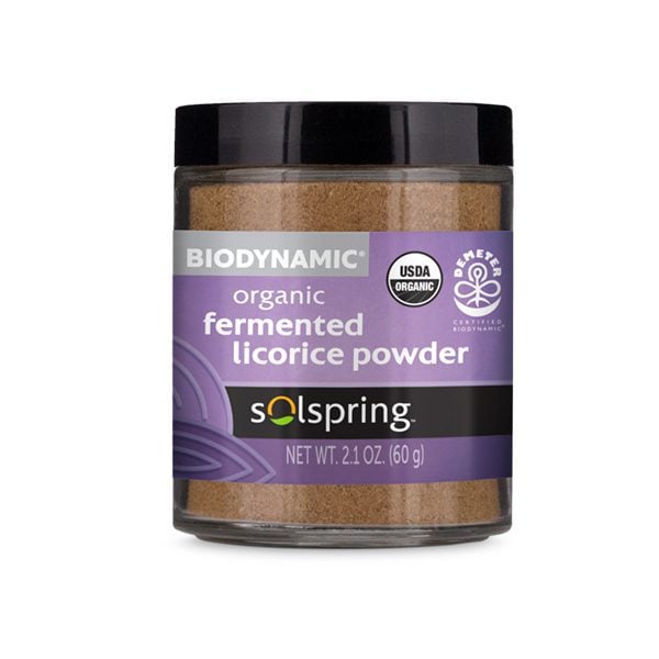 Raíz de Regaliz Orgánica, Fermentada y Biodinámica® Solspring® (2.10 oz.)