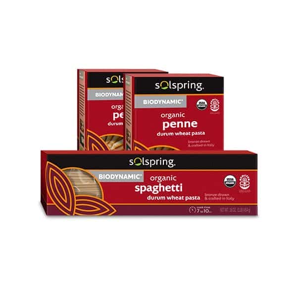 Pasta Orgánica Clásica Solspring® Biodynamic® : Cree su paquete de 3