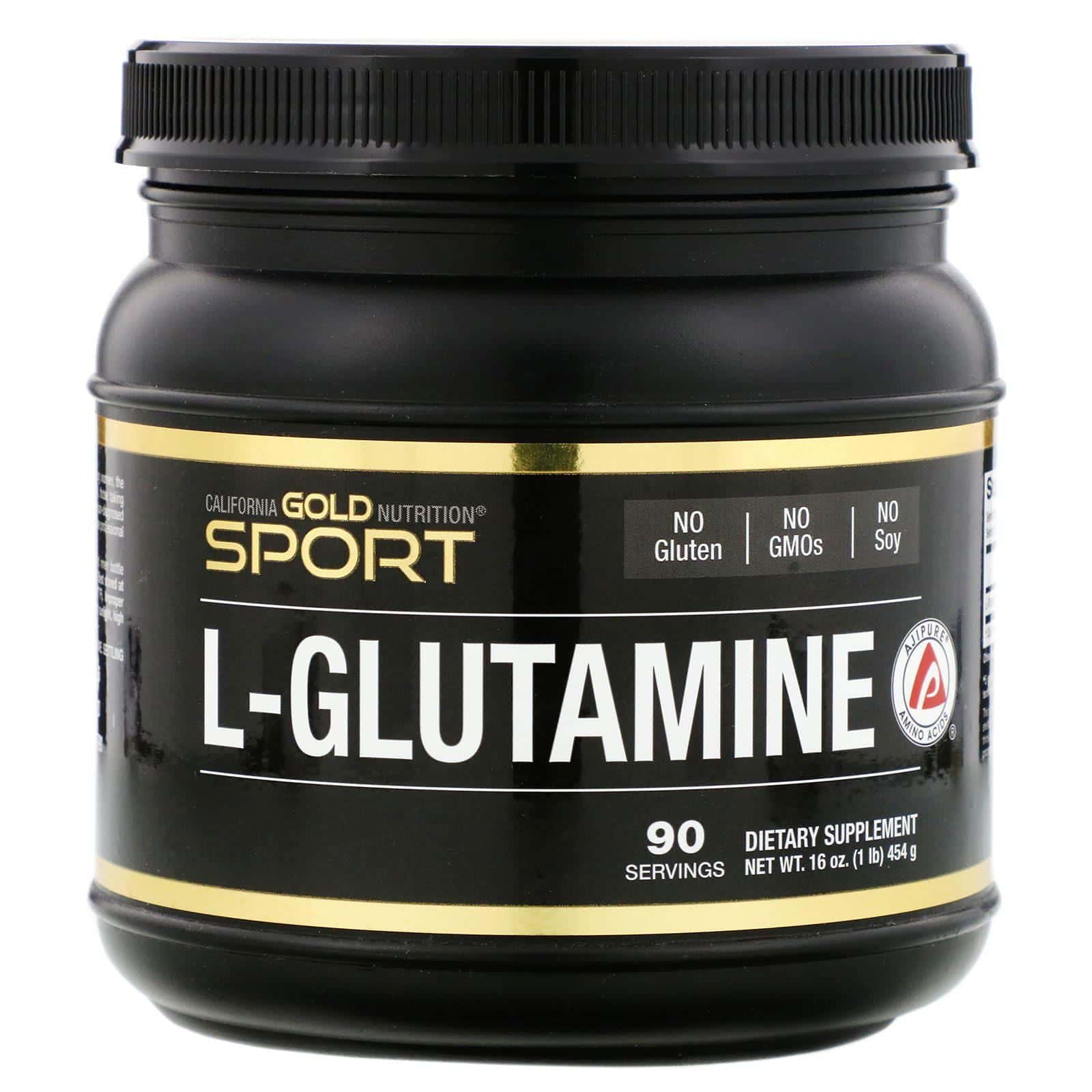 California Gold Nutrition, AjiPure, Polvo de L-glutamina, Sin gluten, 454 g (16 oz)
