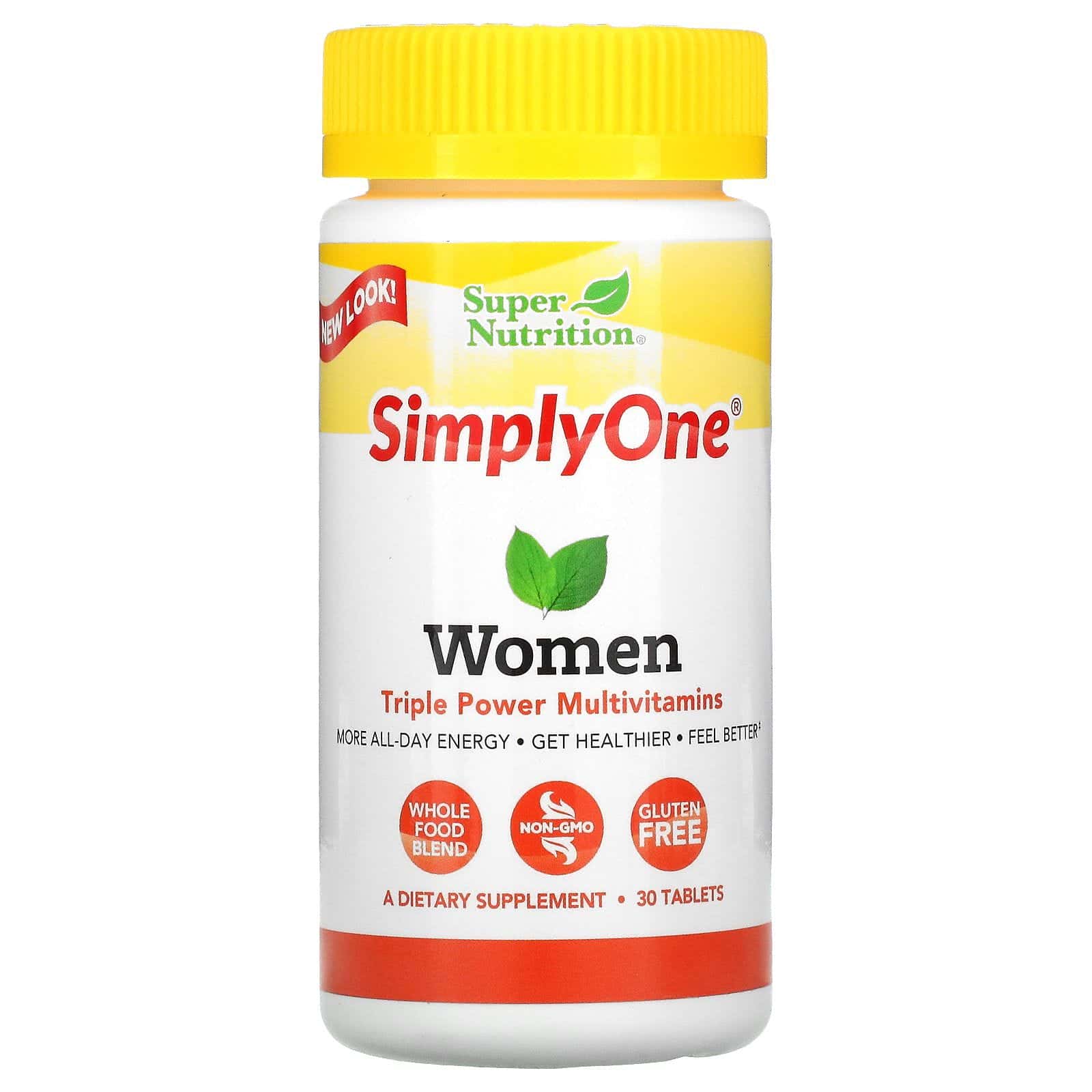 Super Nutrition, SimplyOne, Women, Triple Power Multivitamin, 30 Tablets