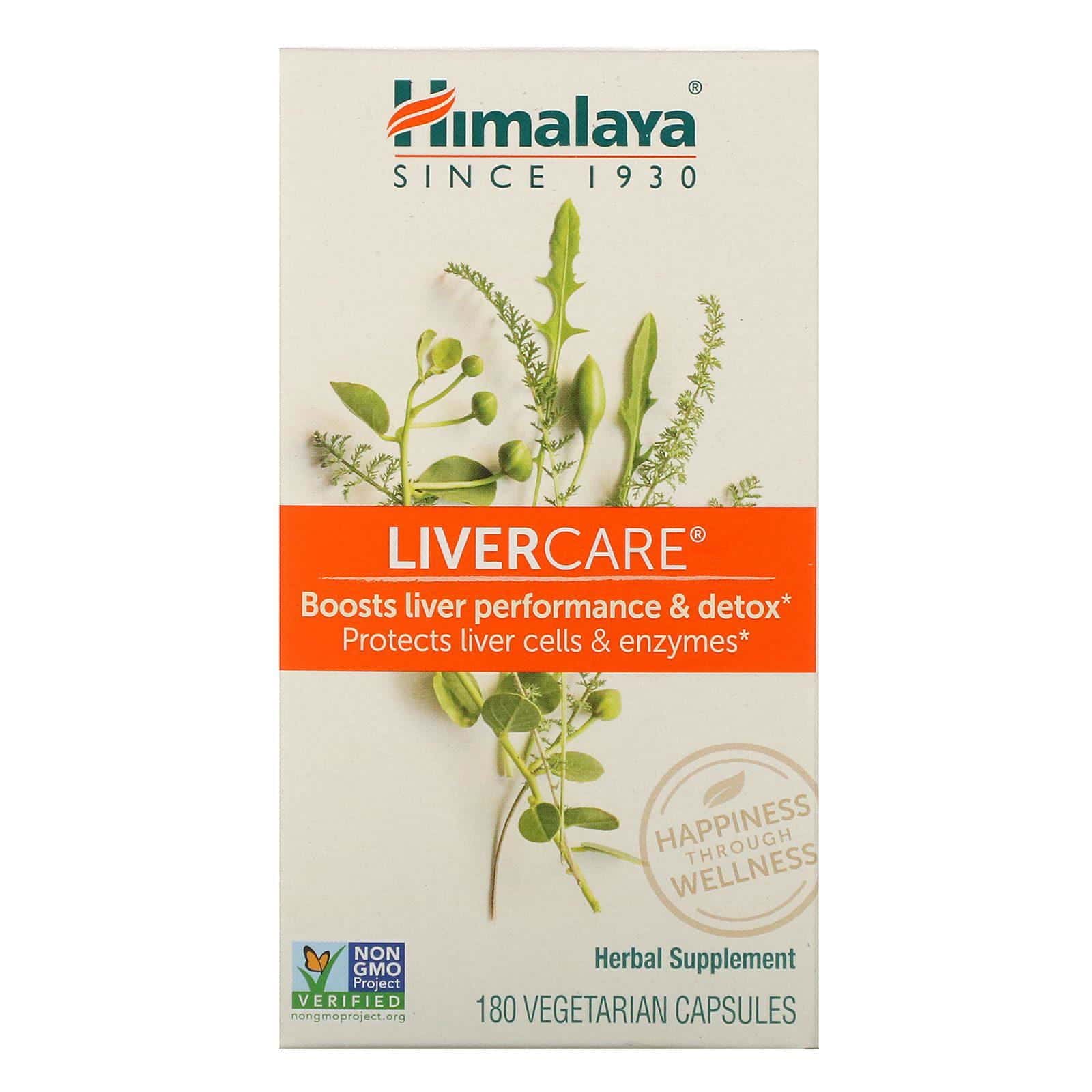 Himalaya, LiverCare, Refuerzo hepático, 180 cápsulas vegetales
