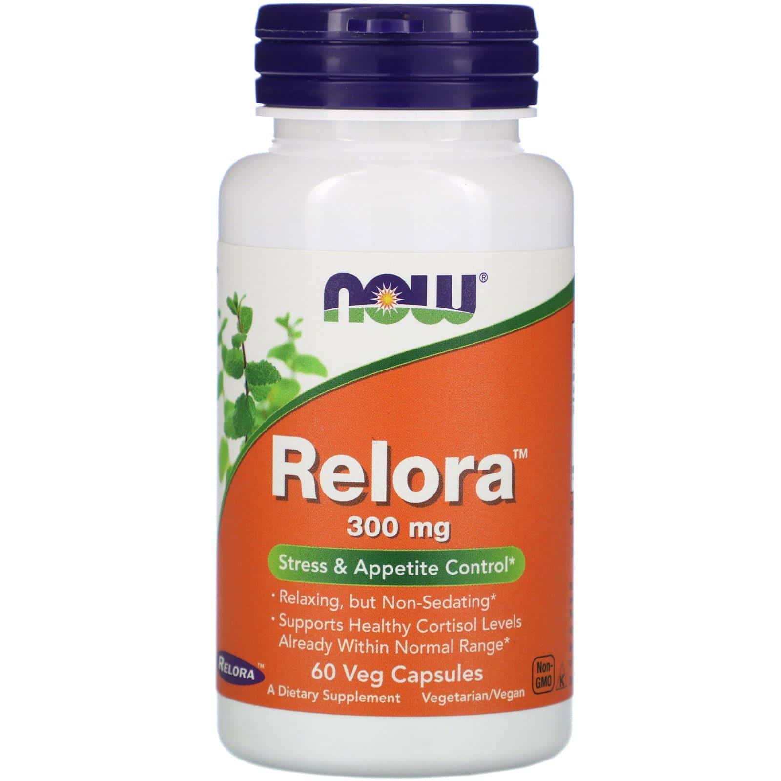 Now Foods, Relora, 300 mg, 60 cápsulas vegetales