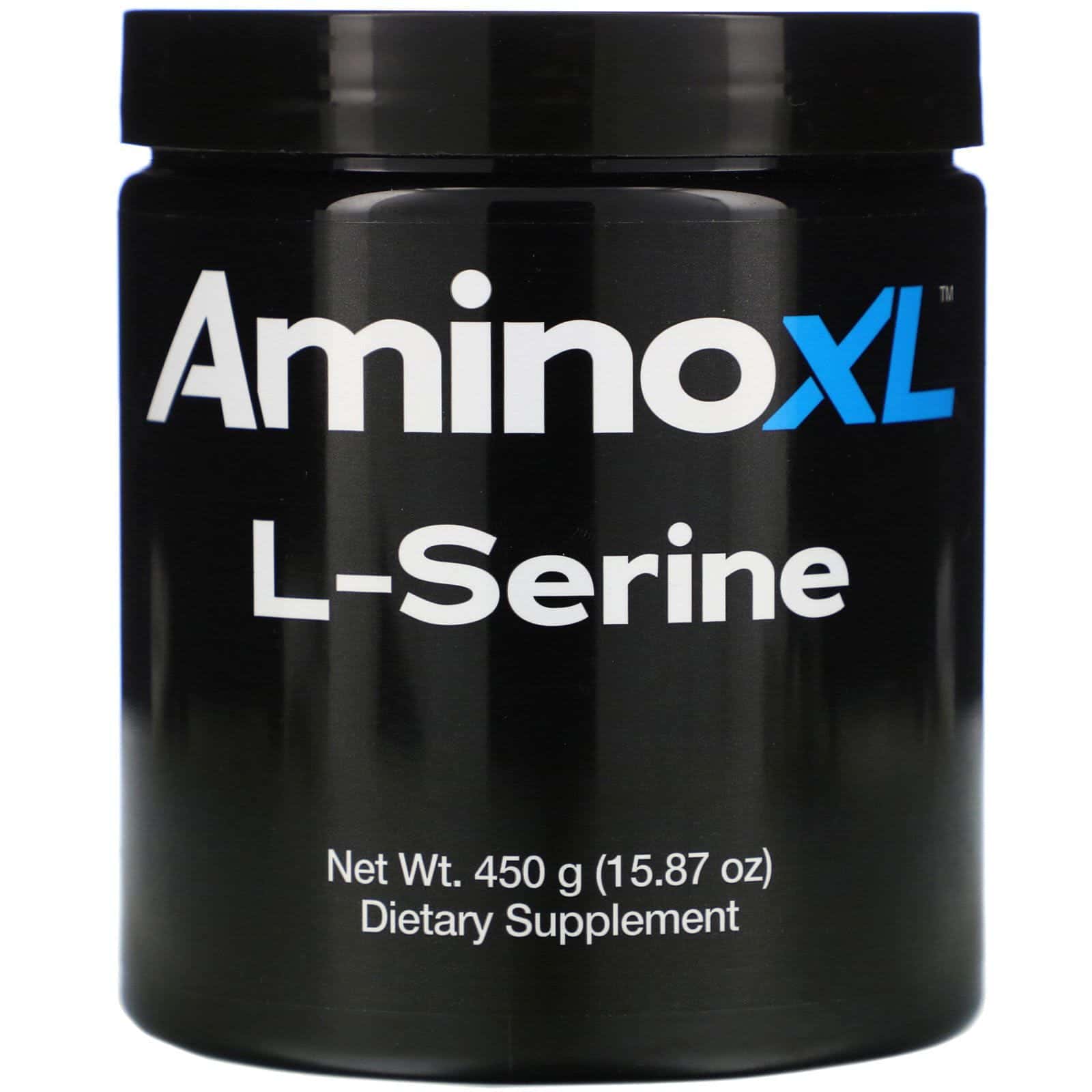 AminoXL, L-serina, Polvo sin sabor, 450 g (15,87 oz)