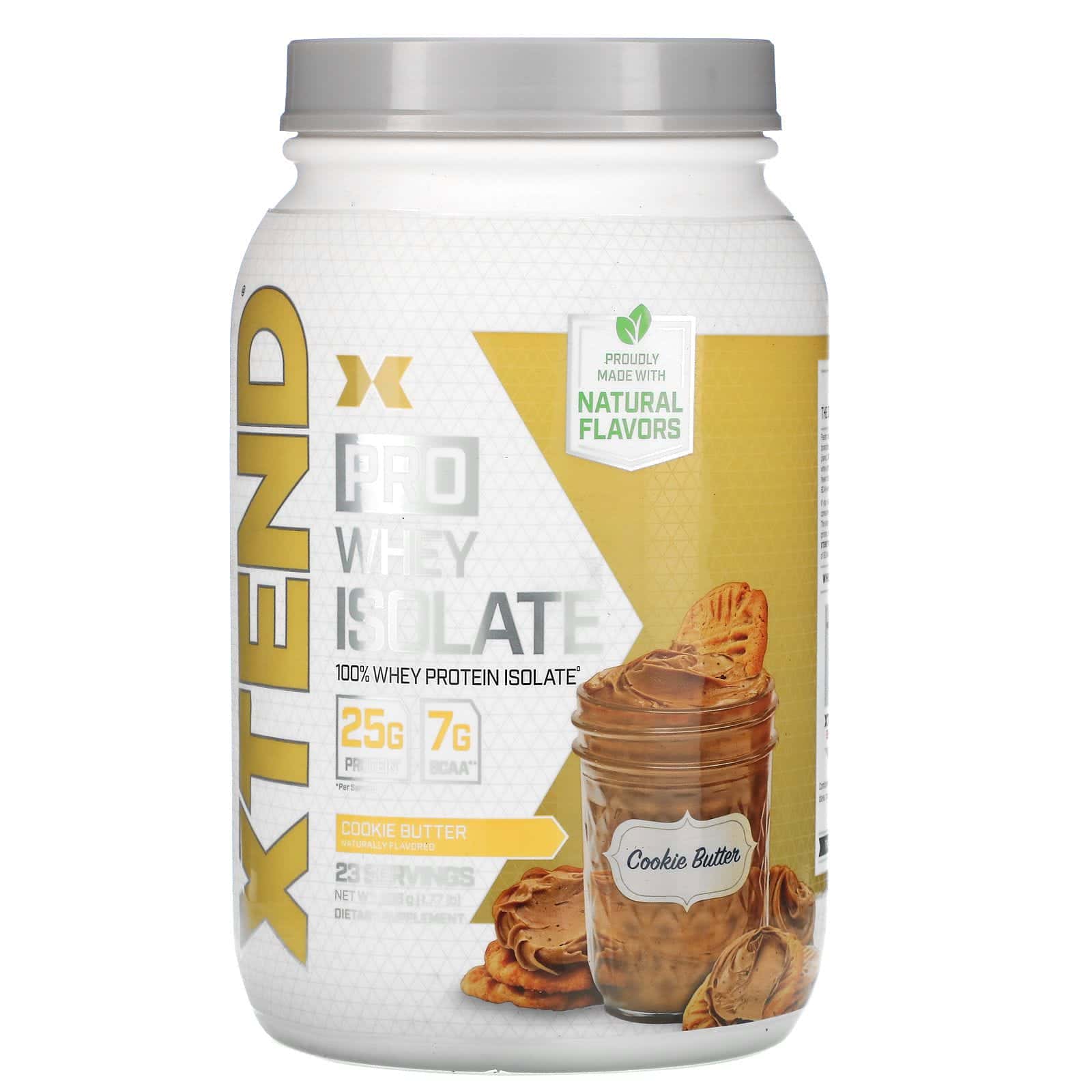 Xtend, Pro, Aislado de suero de leche, Mantequilla de galletas, 805 g (1,77 lb)
