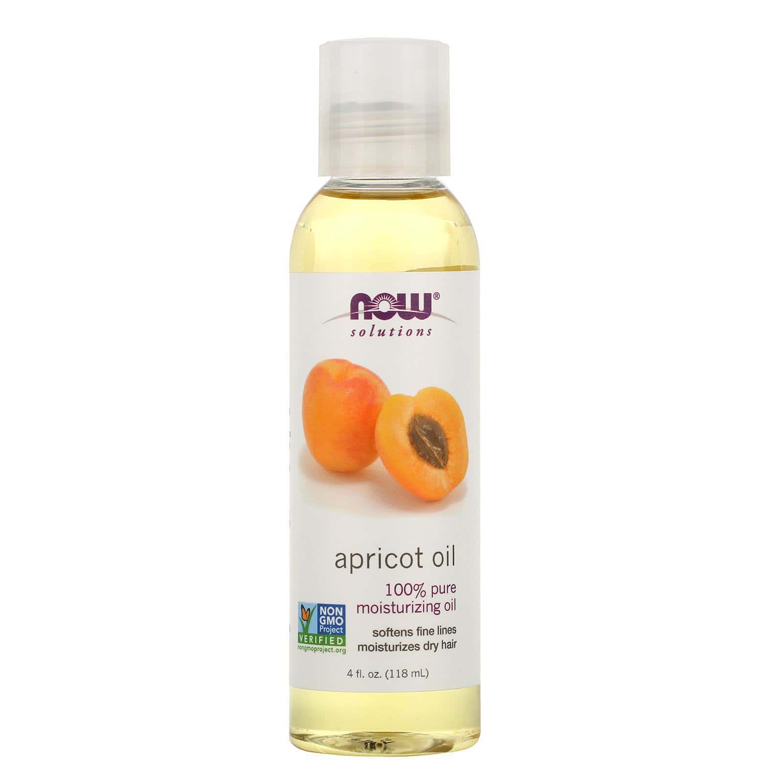 Now Foods, Solutions, Aceite de Chabacano, 4 fl oz (118 ml)