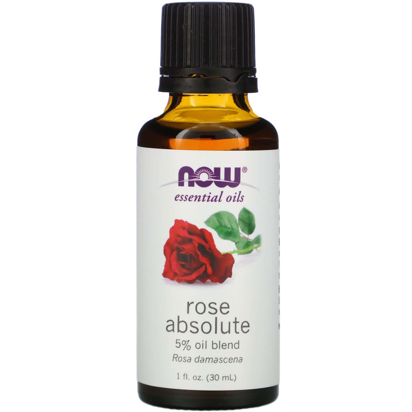 Now Foods, Aceites Esenciales, Absoluto de Rosa, 1 fl oz (30 ml)