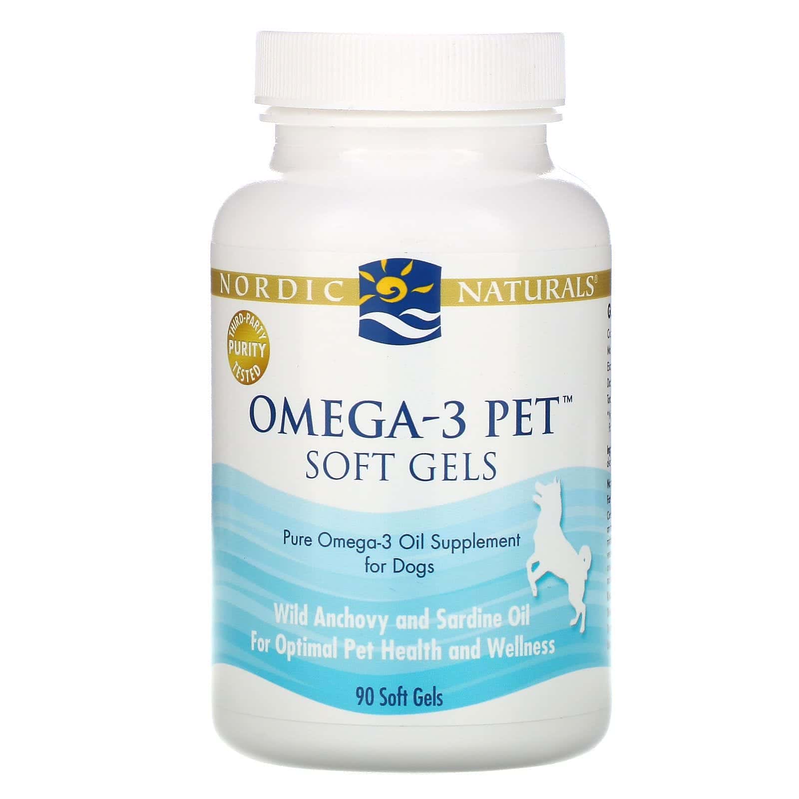 Nordic Naturals, Omega-3 para mascotas, softgels para perros, 90 softgels