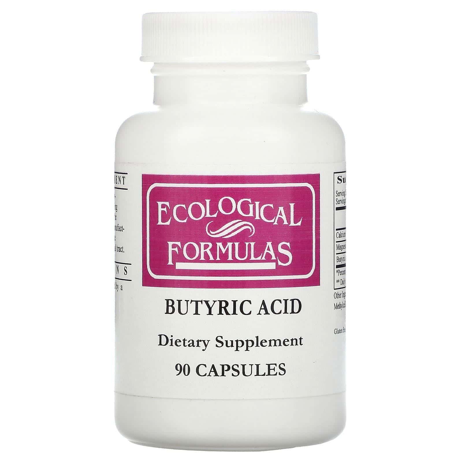 Cardiovascular Research, Butyric Acid, 90 Capsules