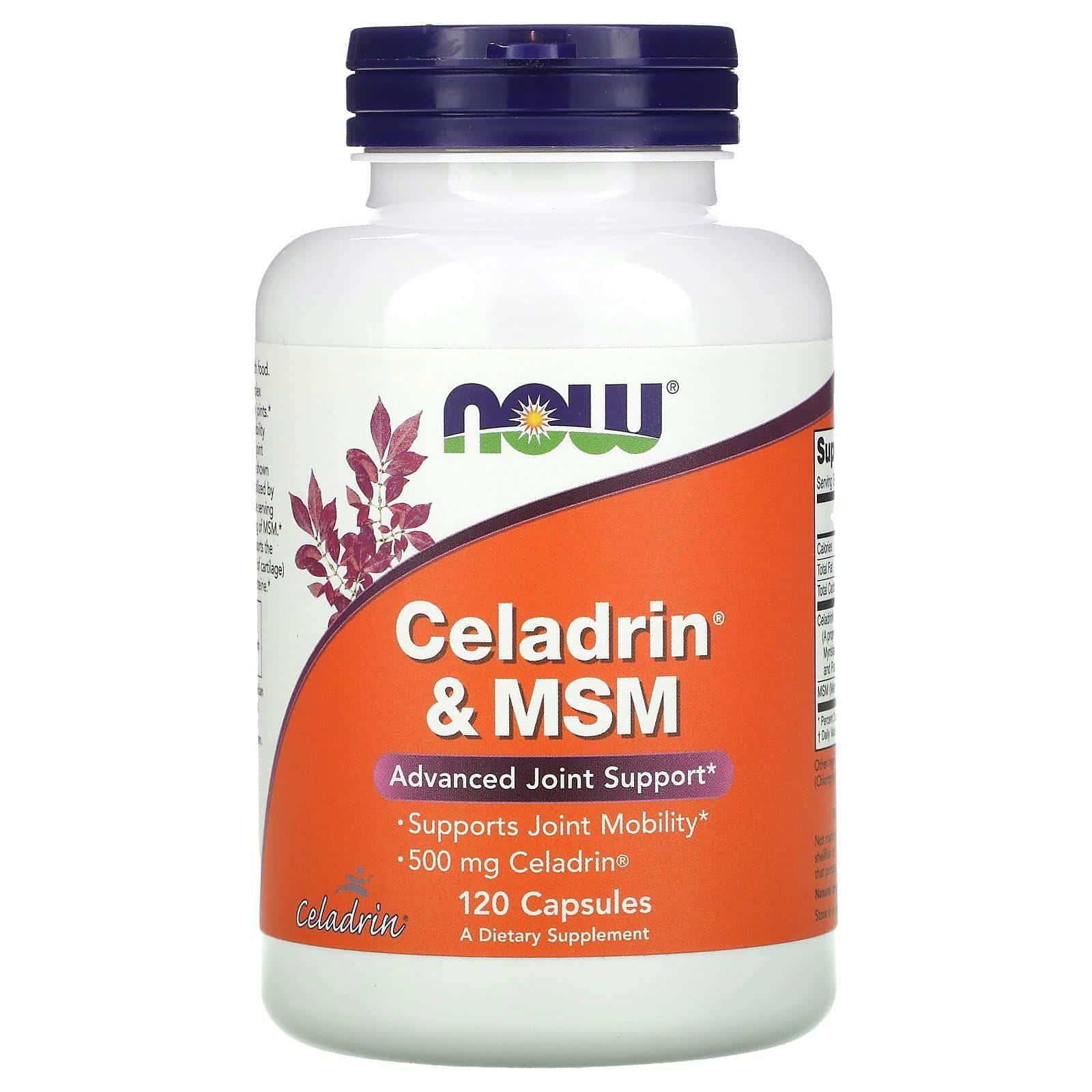 Now Foods, Celadrin y MSM, 120 cápsulas