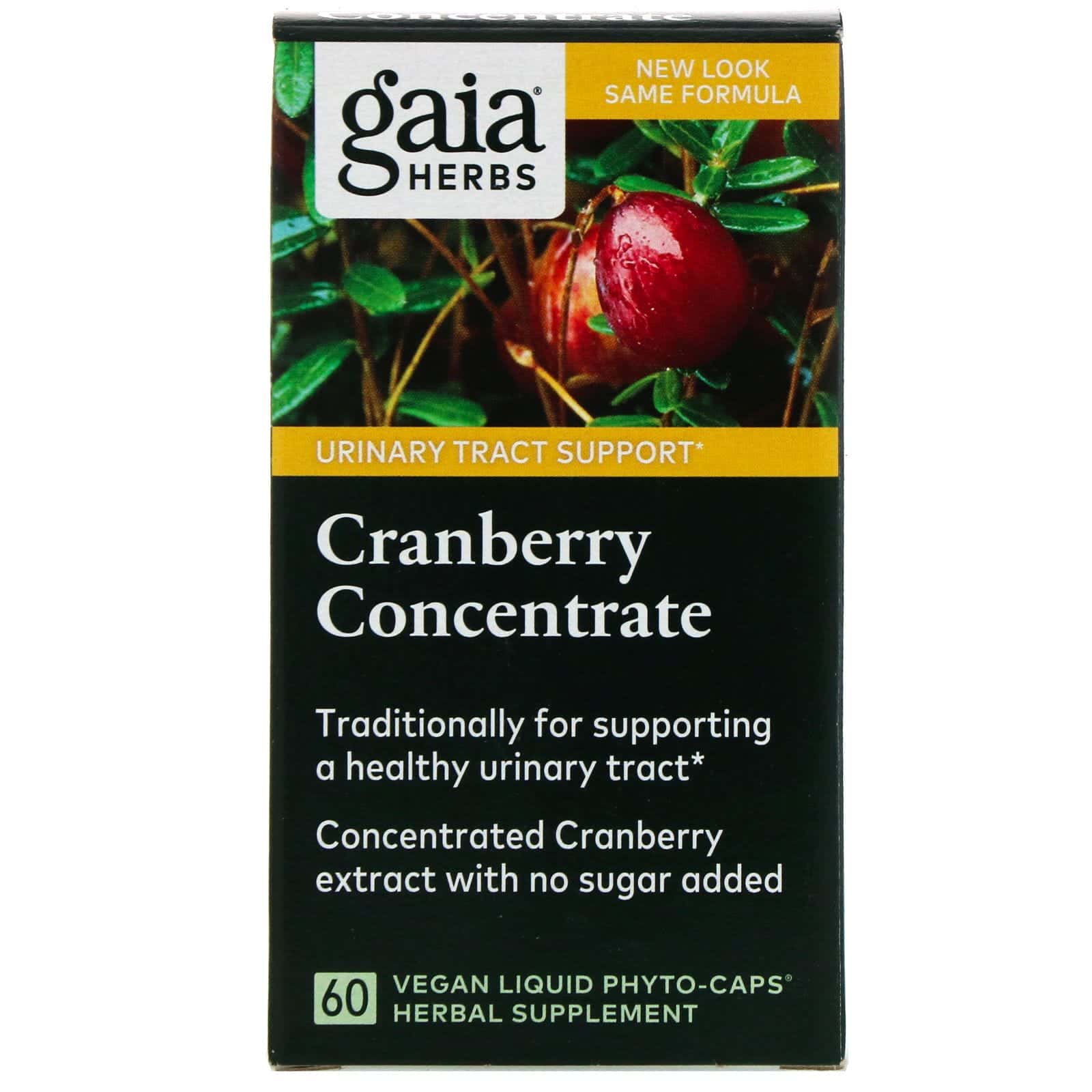 Gaia Herbs, Concentrado de arándano rojo, 60 fitocápsulas líquidas veganas