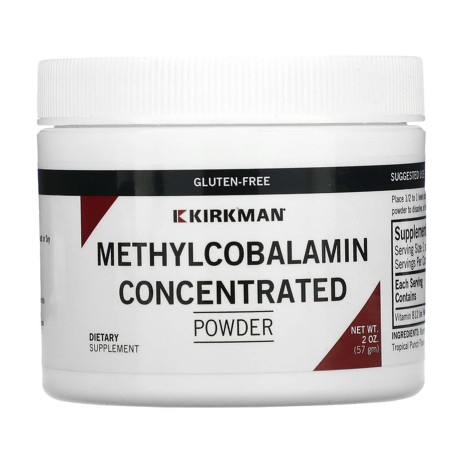 Kirkman Labs, Metilcobalamina concentrado en polvo, 2 oz (57 g)