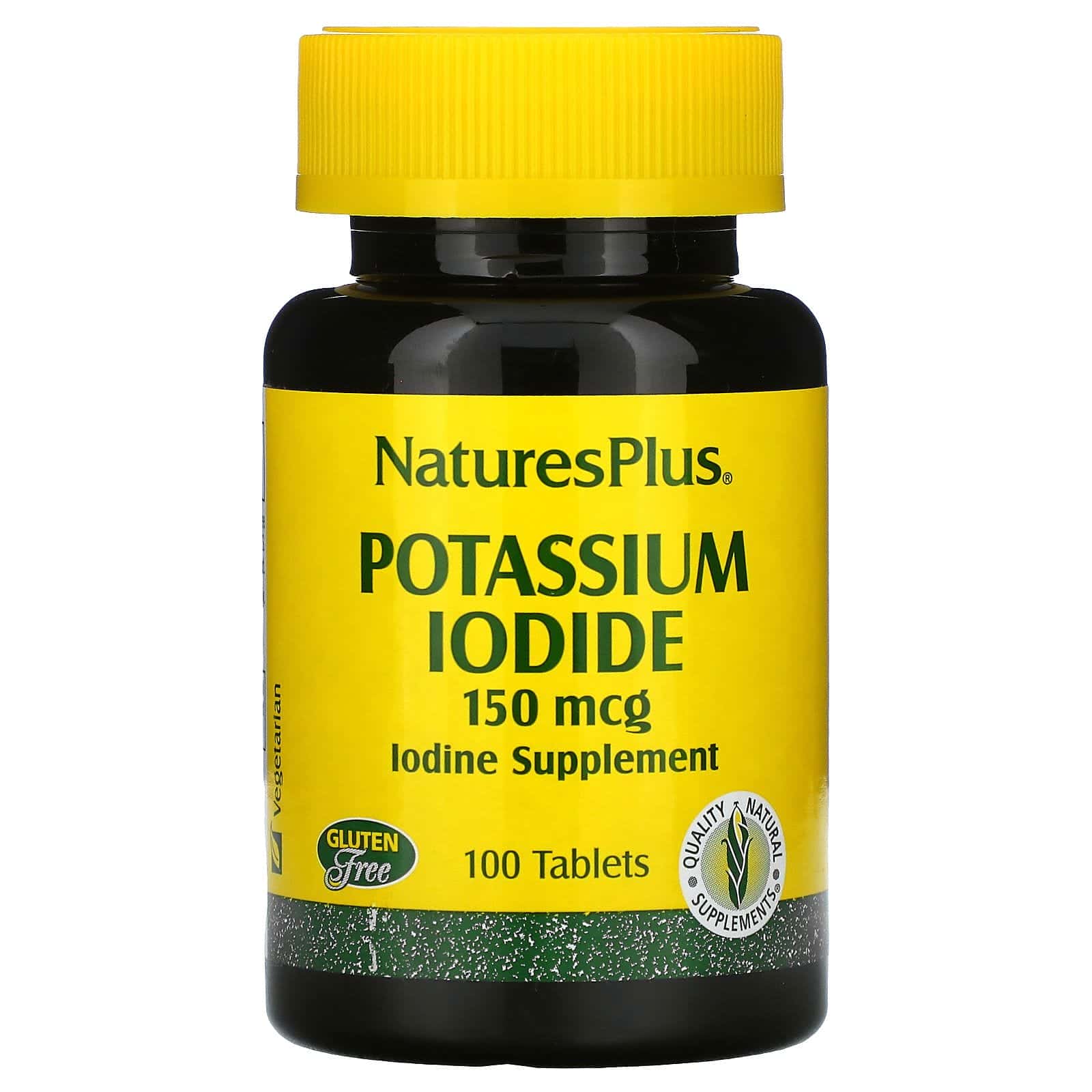 Nature's Plus, Yoduro de potasio, 150 mcg, 100 comprimidos