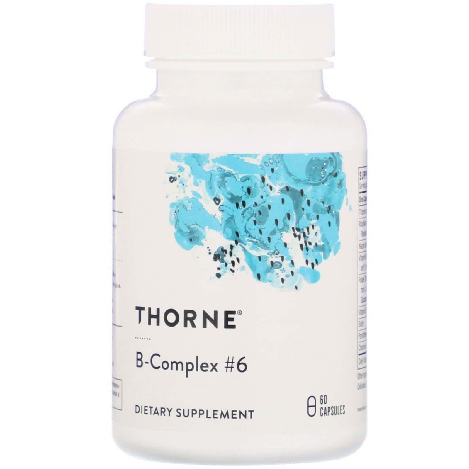 Thorne Research, Complejo B #6, 60 cápsulas