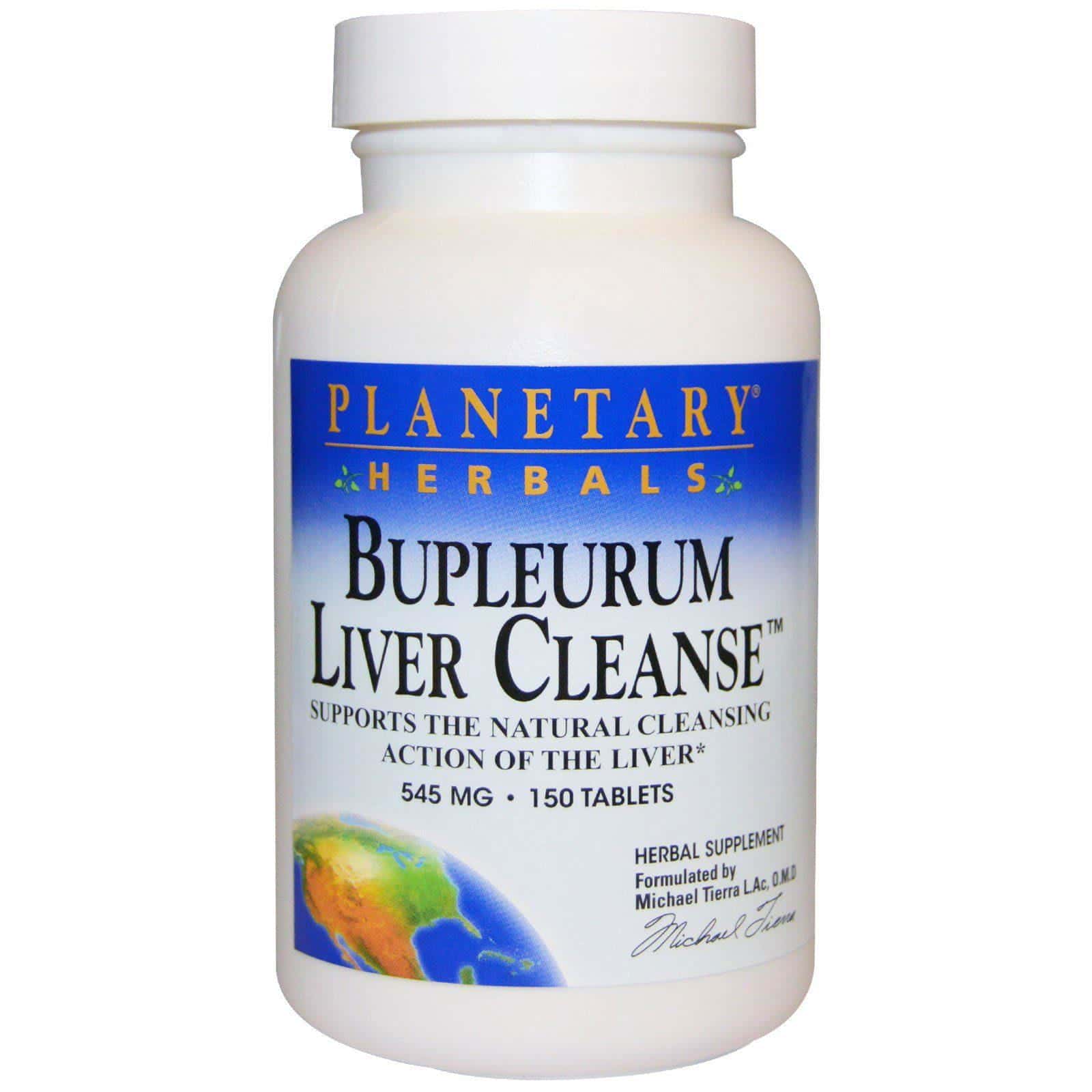 Planetary Herbals, Bupleurum Liver Cleanse, Suplemento herbario, 545 mg, 150 comprimidos