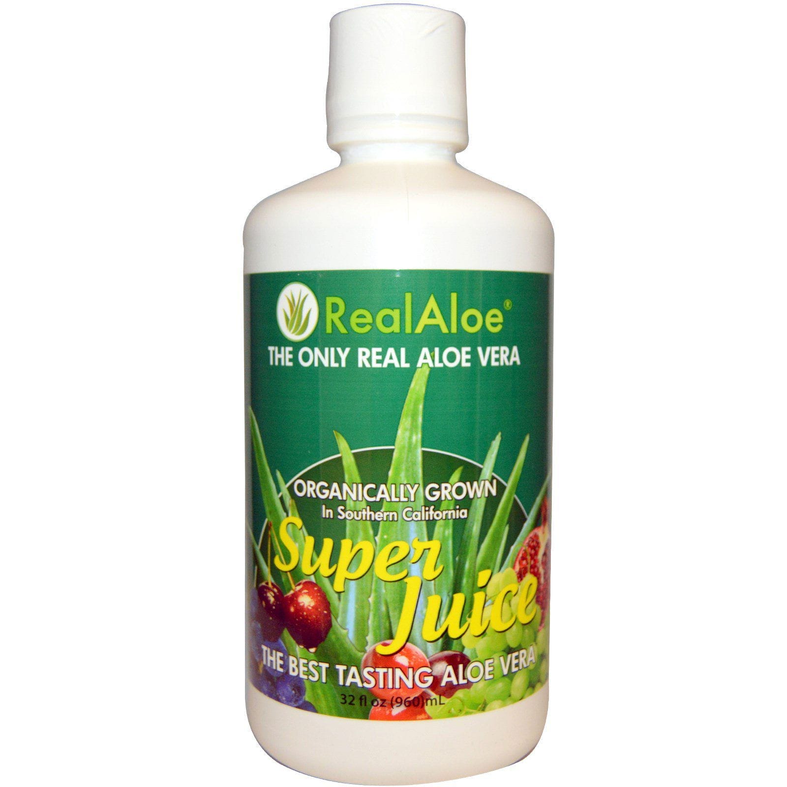 Real Aloe, Super Zumo de Aloe Vera, 32 fl oz (960 ml)