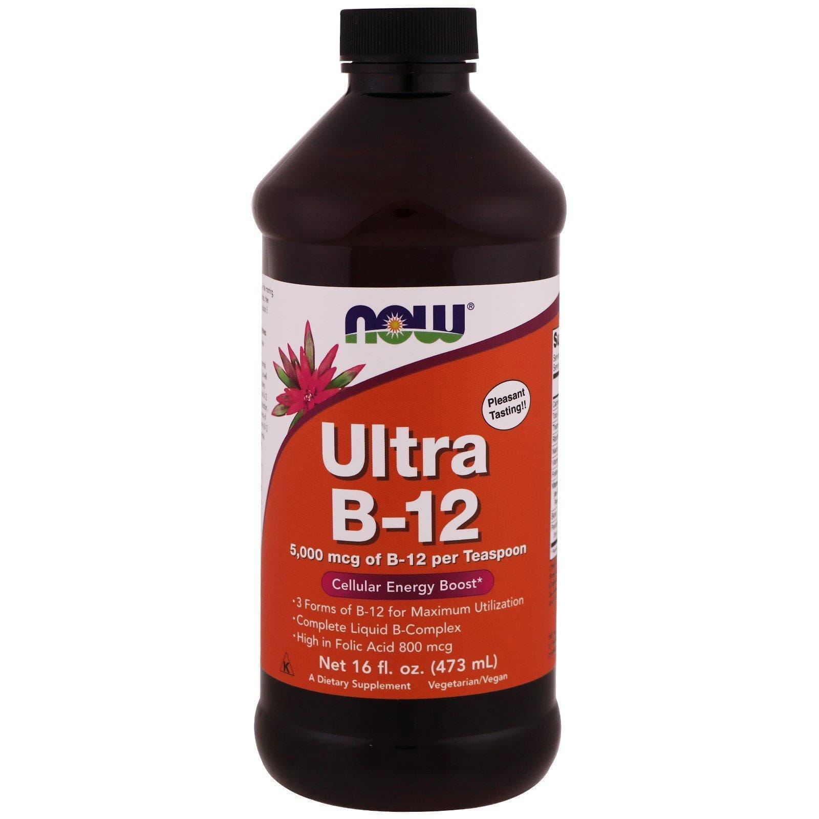 Now Foods, Ultra B-12, 16 onzas líquidas (473 ml)