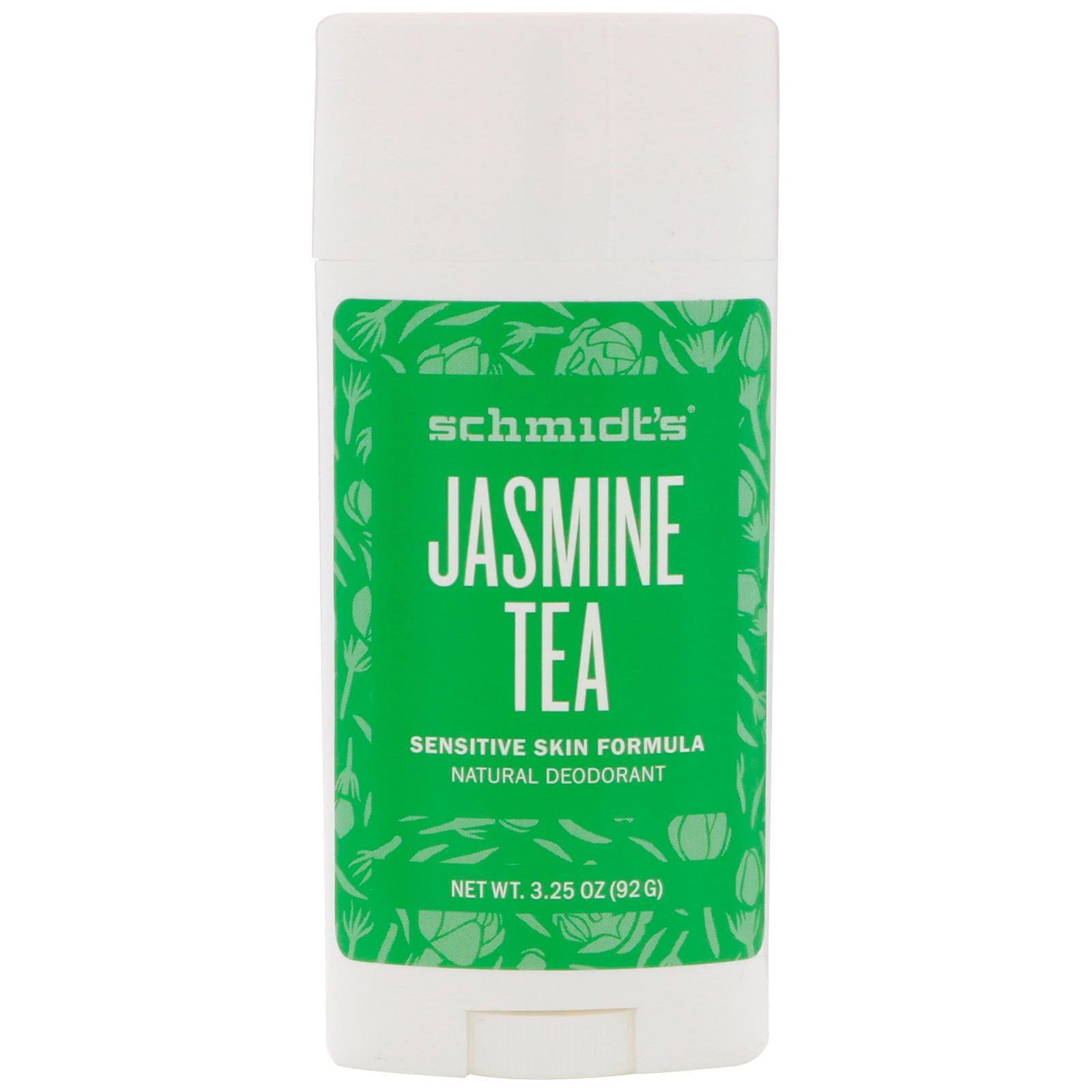 Schmidt's, Fórmula para piel sensible, té de jazmín, 3.25 oz (92 g)