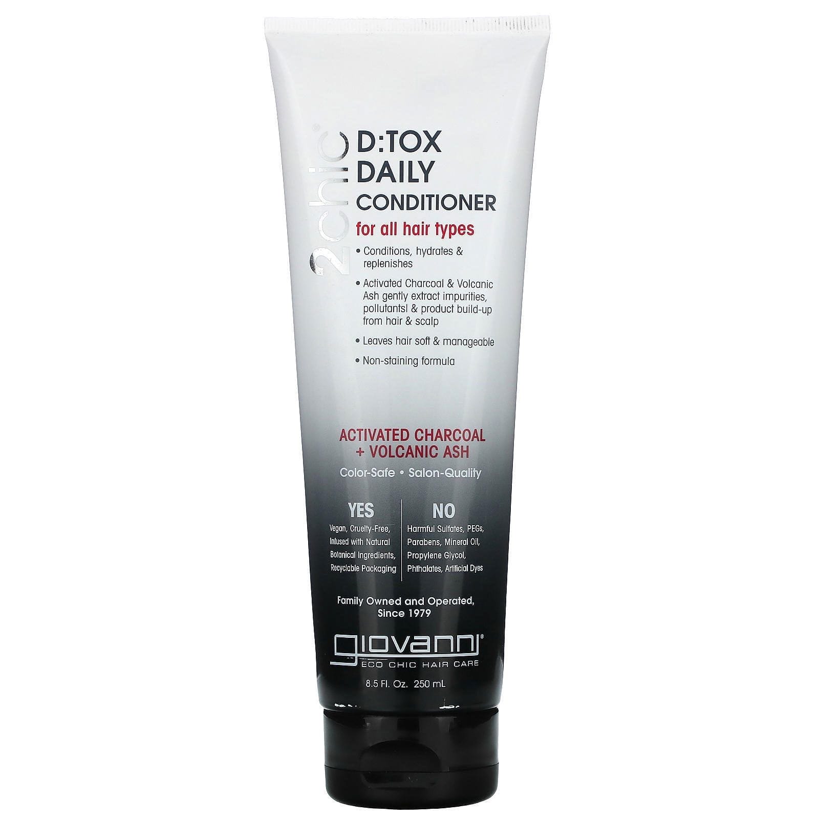 Giovanni, 2 Chic Dtox, Daily Conditioner, 8.5 fl oz (250 ml)