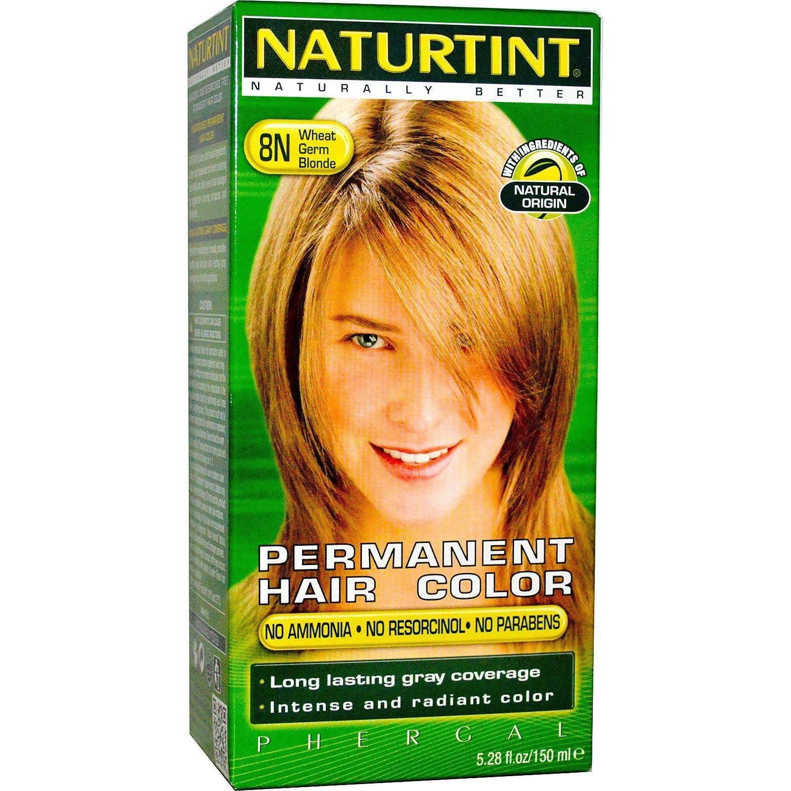 Naturtint, Tintura permanente para cabello, 8N Rubio Claro, 5,28 fl oz (150 ml)