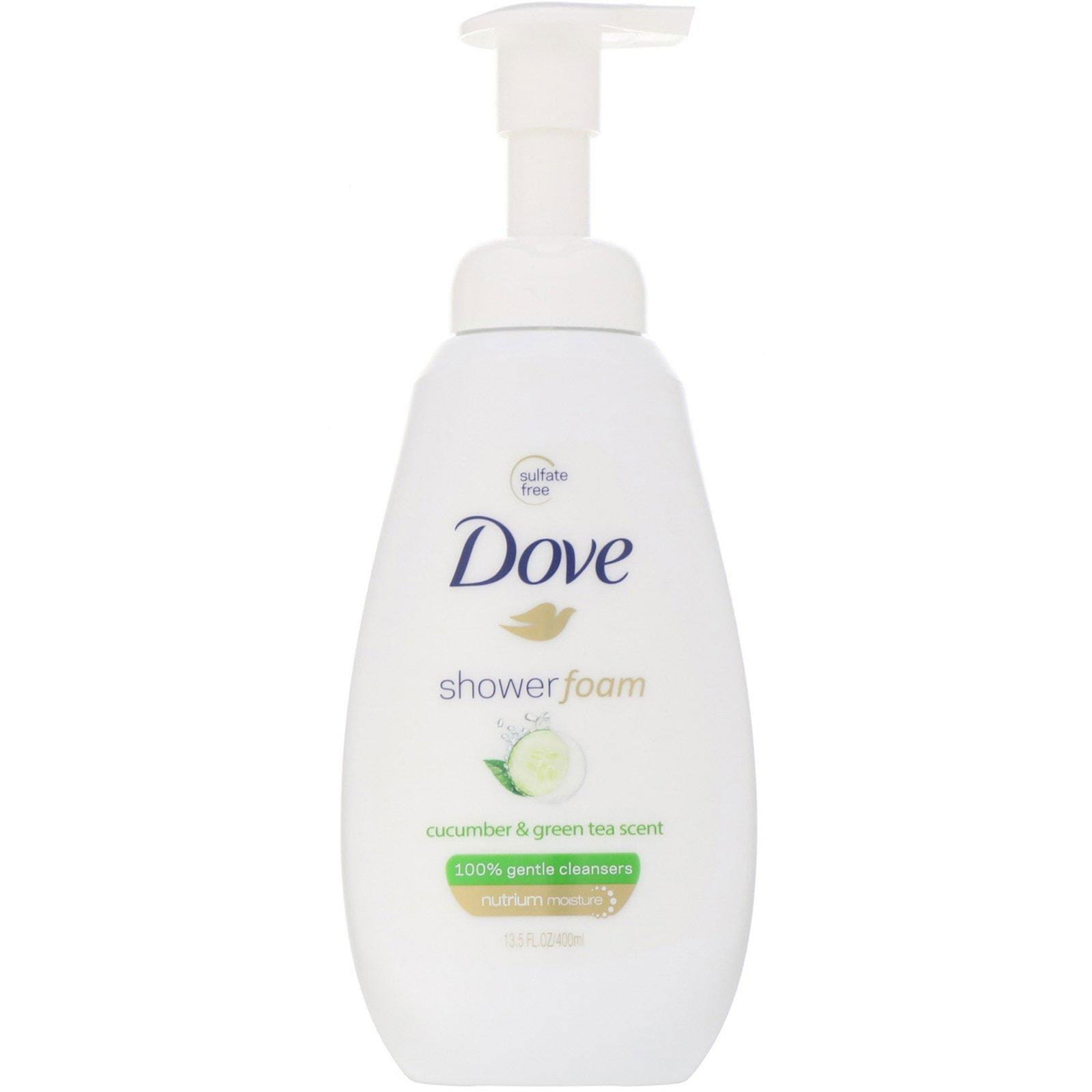 Dove, Espuma para ducha, Pepino y té verde, 400 ml (13,5 oz. líq.)